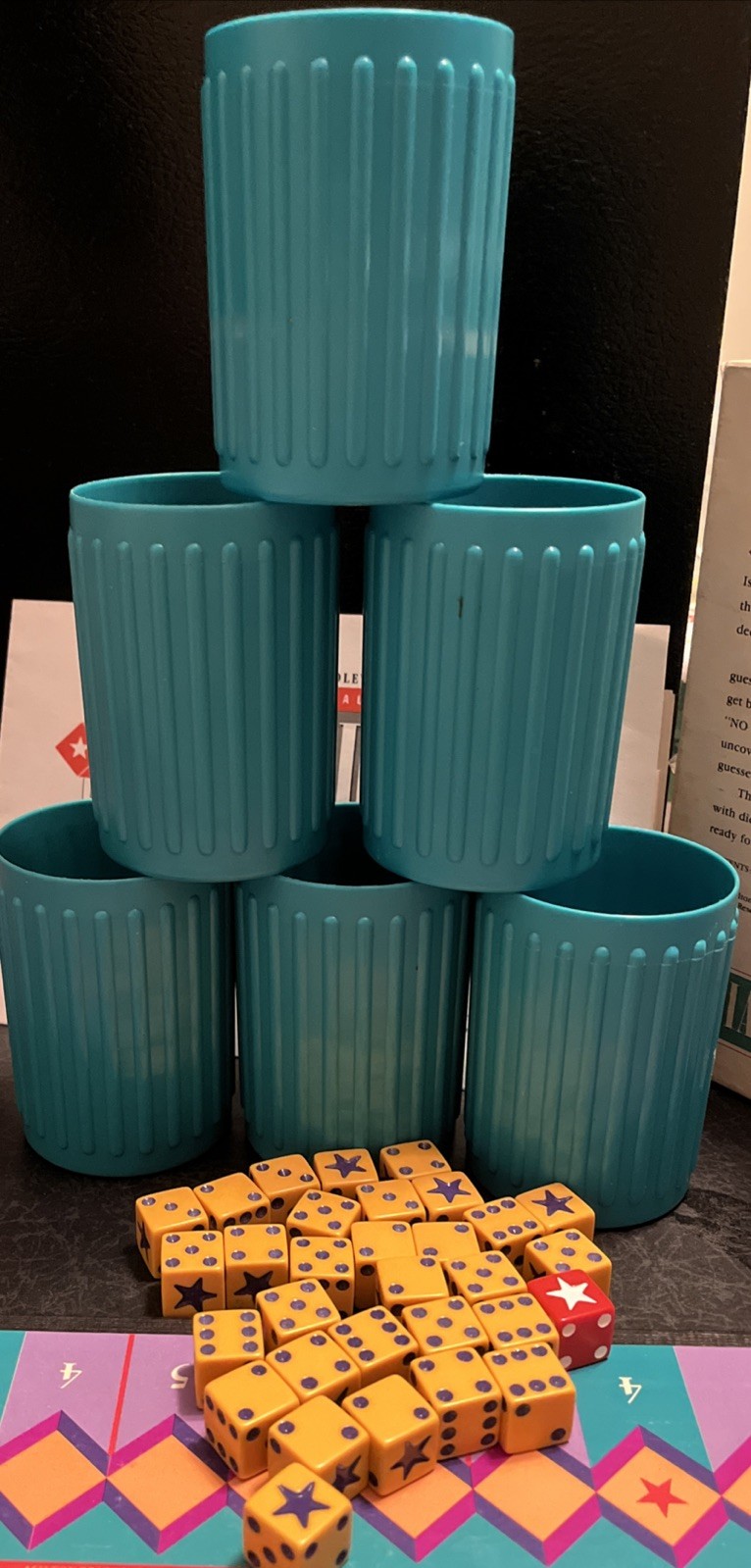 1987 Liars Dice Game Complete Milton Bradley Original