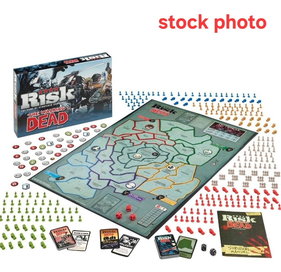 RISK The Walking Dead Survival Edition Board Game by Hasbro 2013 COMPLETE