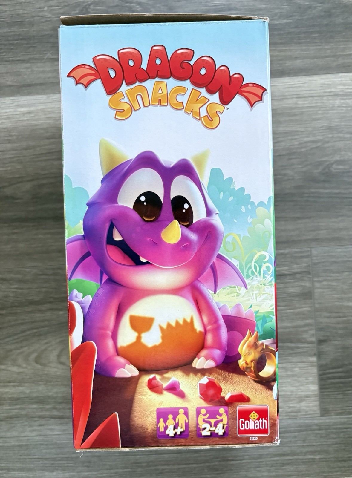 Goliath DRAGON SNACKS Game w/Lights & Sounds Complete ~ Collect Treasures To Win