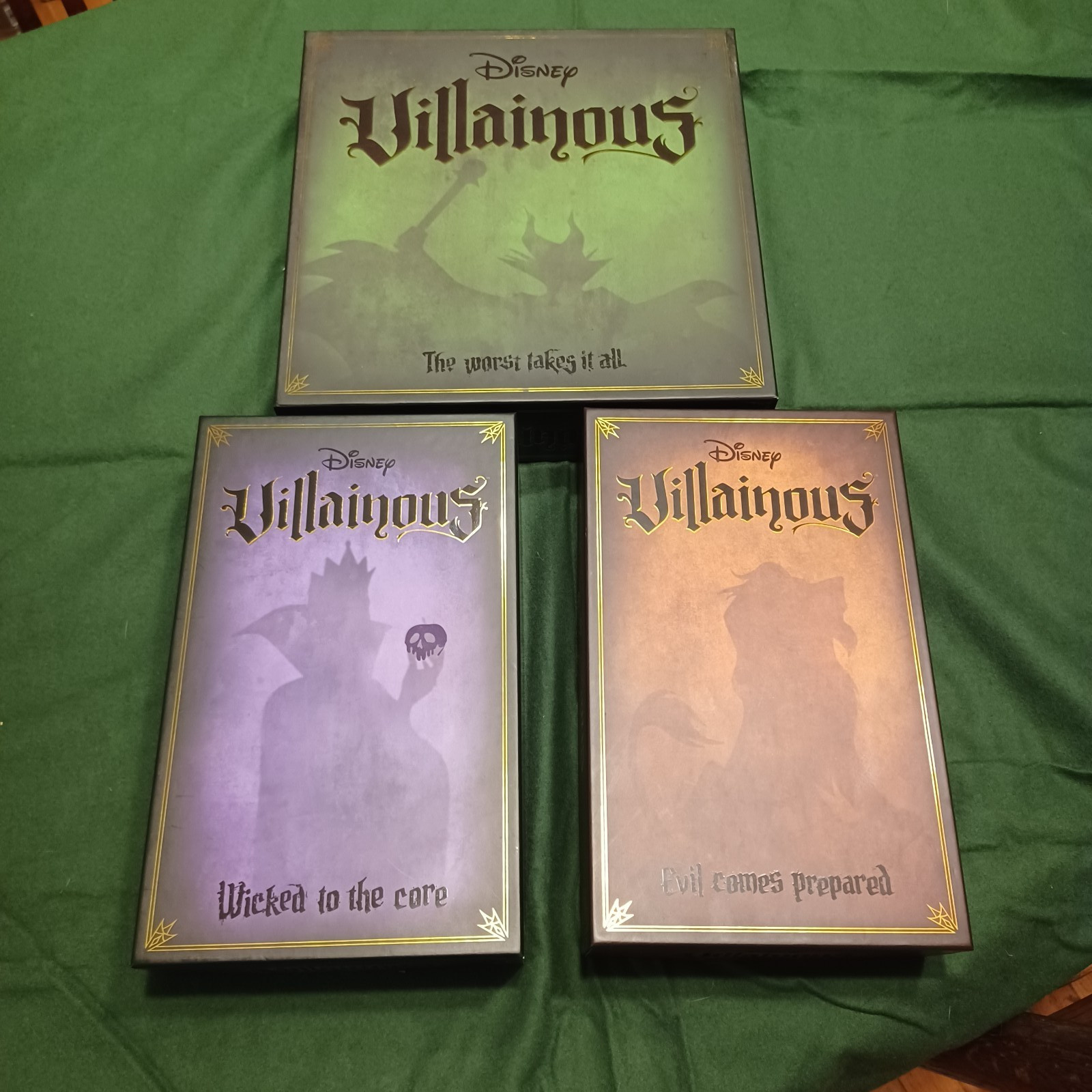 Disney Villainous Board Game 3 Game Lot The Worst Evil Comes Wicked to the Core