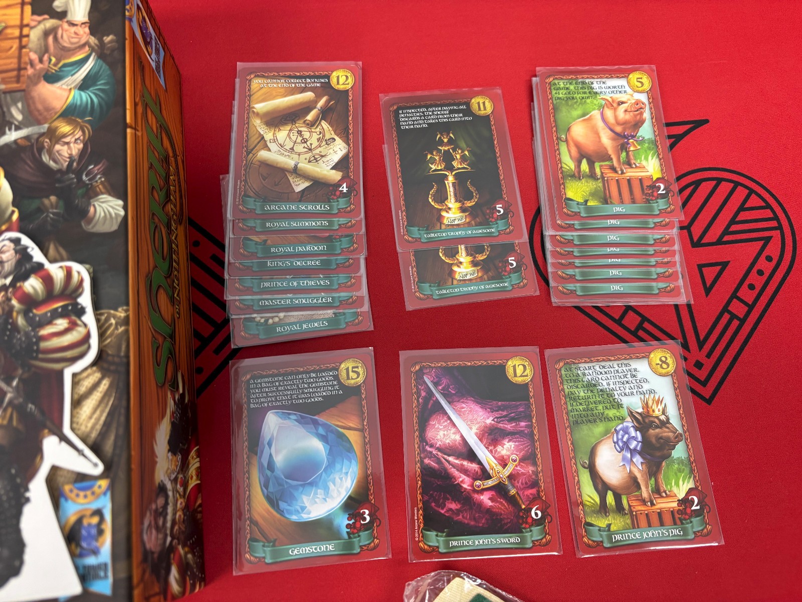 Sheriff of Nottingham + Merry Men, 2018 Promo Pack, Extra Bags (Rare OOP 1st Ed)
