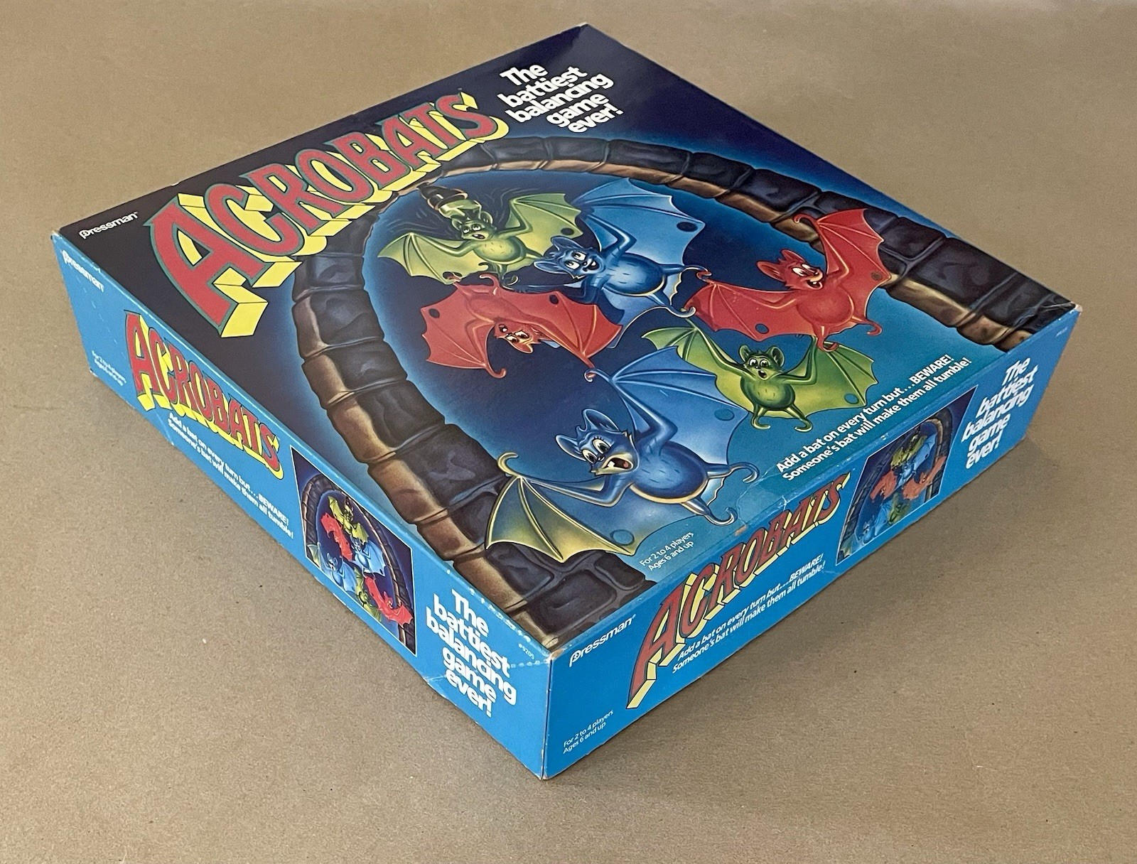 Acrobats, by Pressman, 1989 (2-4 Players, Ages 6+) **Missing 3 Tokens**