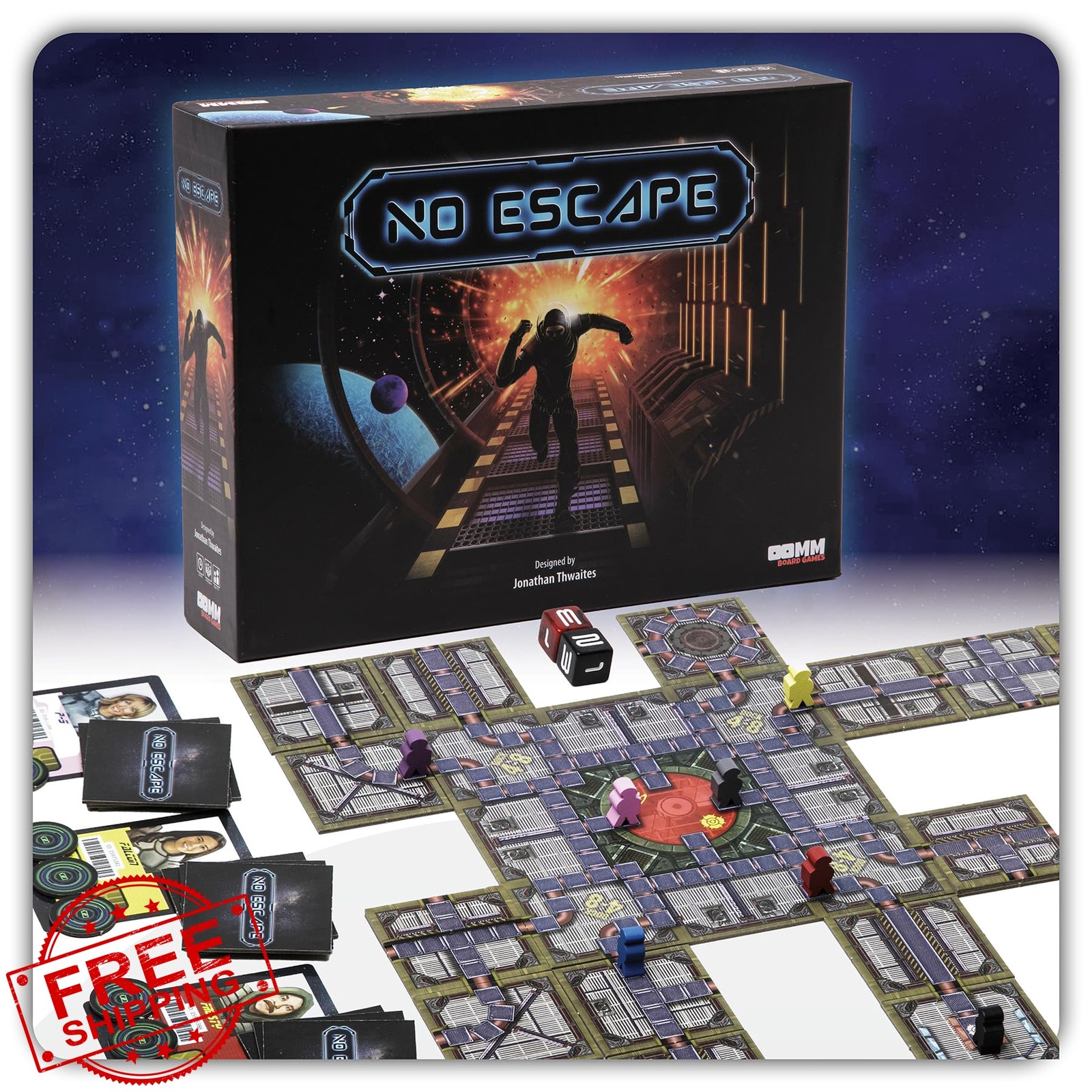 OOMM Games No Escape Board Game