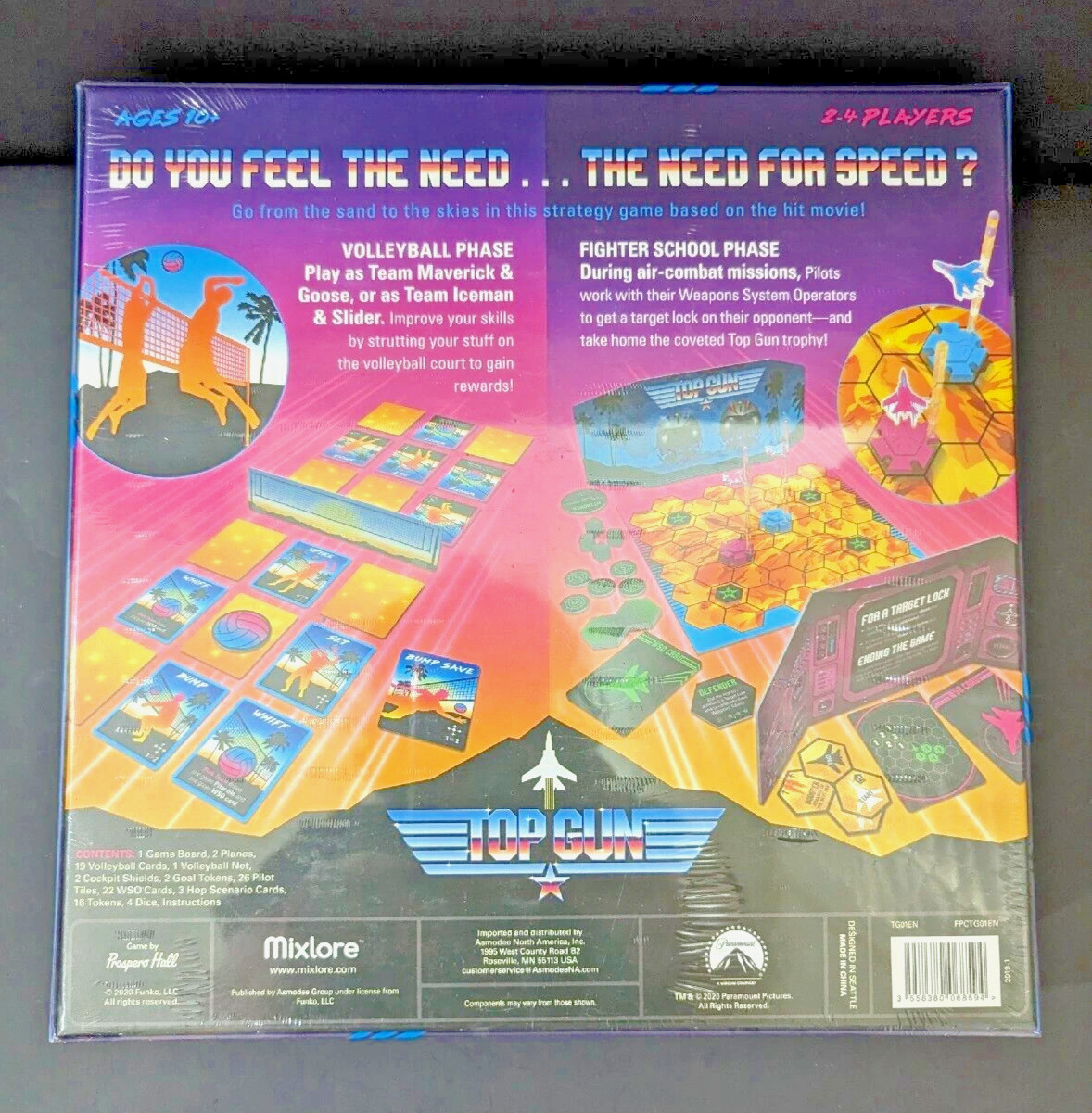 Top Gun Strategy Game New and Sealed Action Board Game