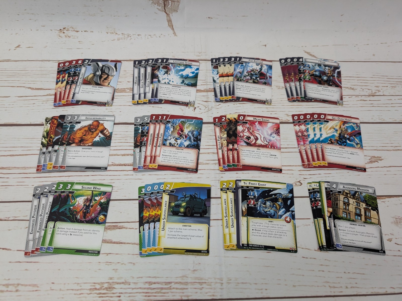 Marvel Champions Card Game LCG Thor Hero Pack & Sleeves Complete