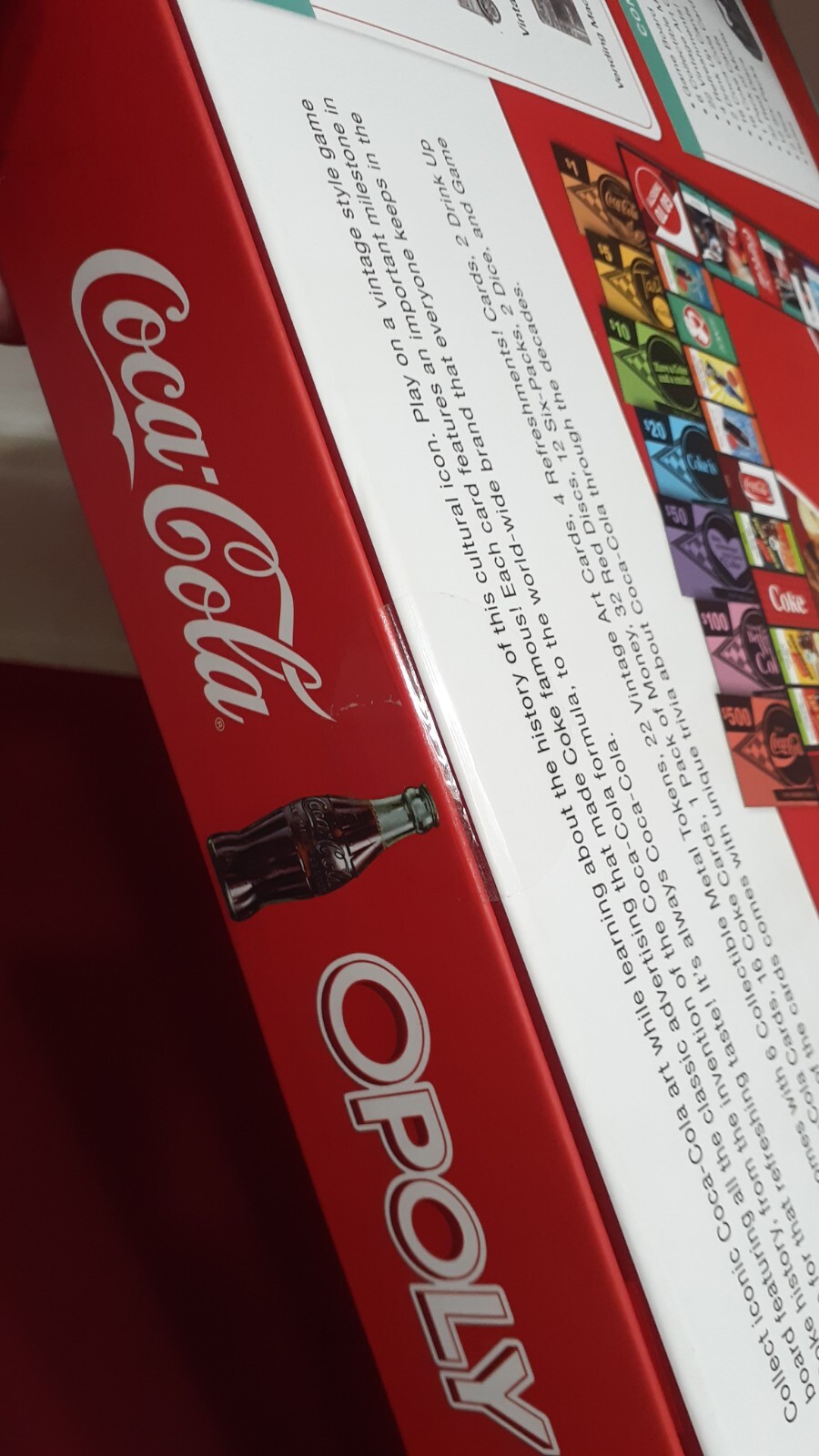 Coca-Cola Opoly Board Game Collector’s Edition 6 Token Masterpieces NEW Sealed