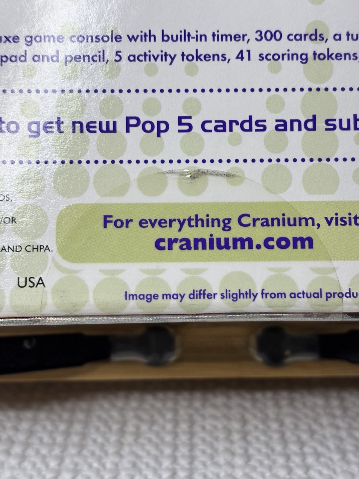 Cranium Pop 5 Adult Pop Culture Trivia Console Board Game – NEW – Sealed