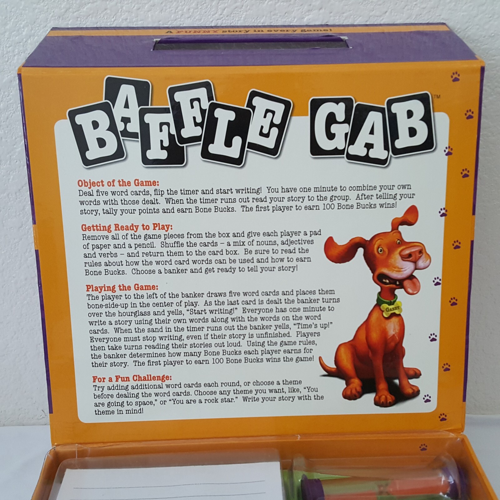 Baffle Gab Board Game Classroom Group Party Funny Story Word Limited Edition….
