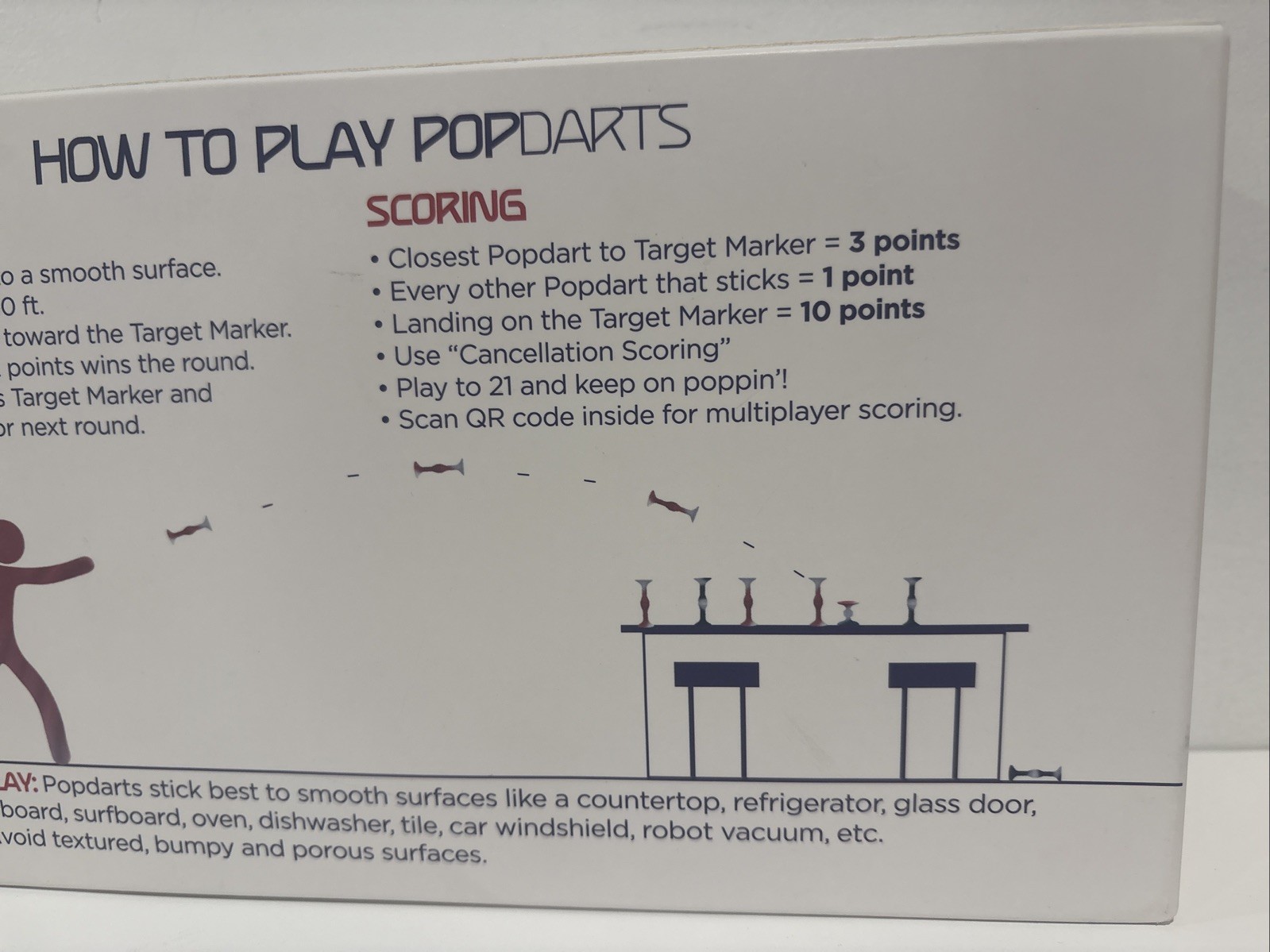 Popdarts USA Themed PRO Pack Game Set Indoor Outdoor Suction Cup Throwing Game