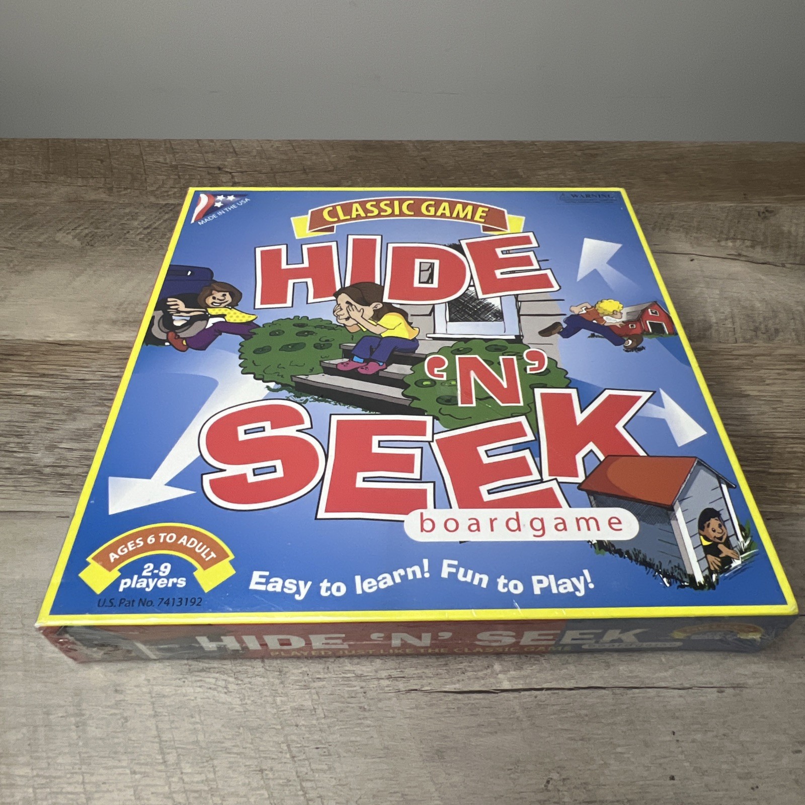 Vintage Ideal Toy Co 1967 Hide N’ Seek Childrens Board Game Complete Original