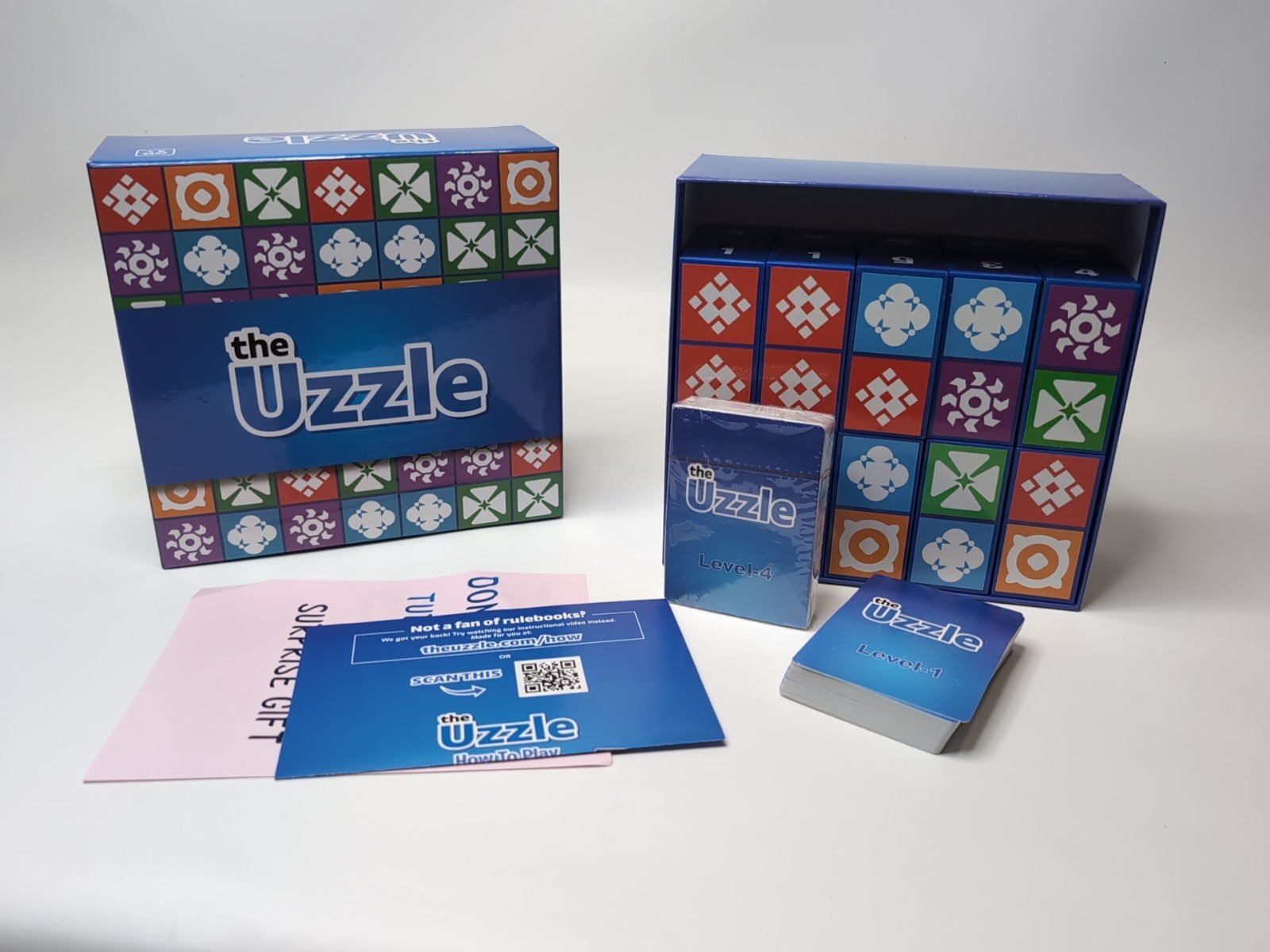 The Uzzle Family Board Games Children & Adults Party Family 2023 New Cards