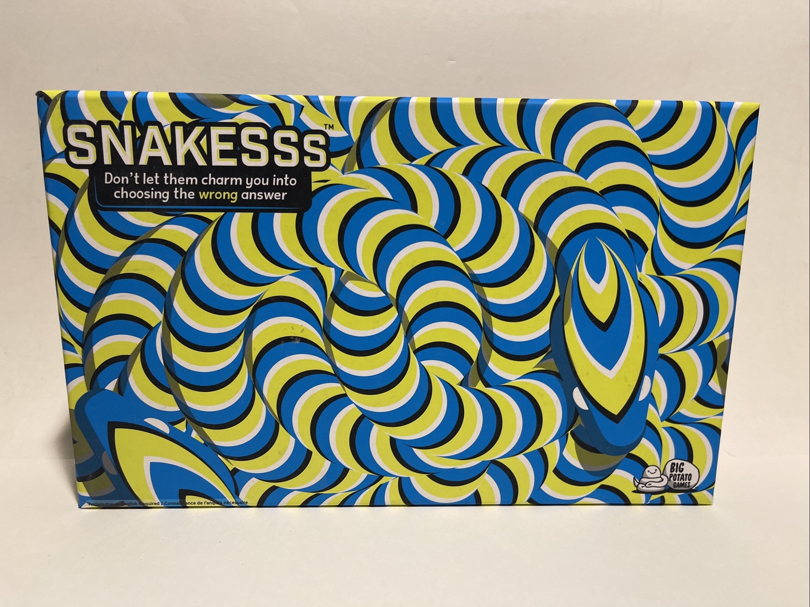 Snakesss Snakes Big Potato Party Game Complete