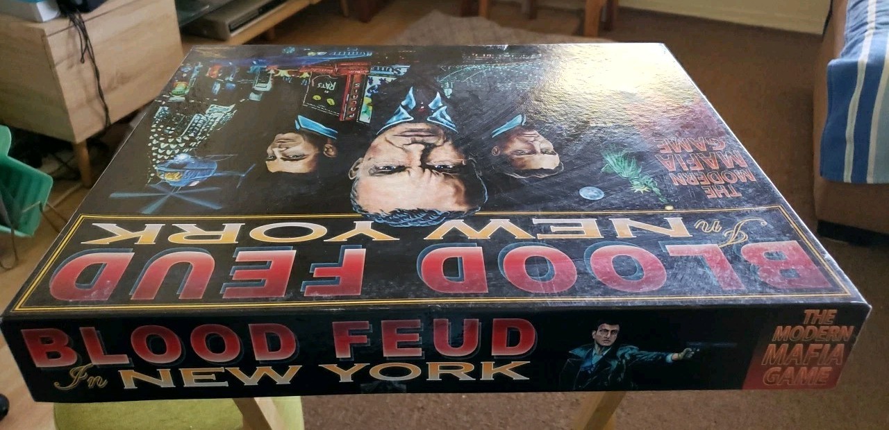Blood Feud New York Board Game Eagle Games Sealed NEW COMPLETE 300+ Miniatures