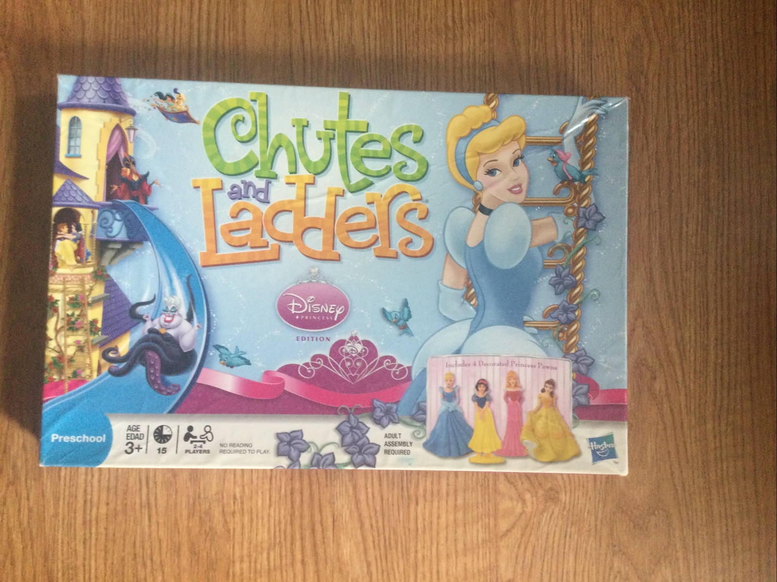 Disney Princess Chutes and Ladders by Hasbro 100% Complete 2009