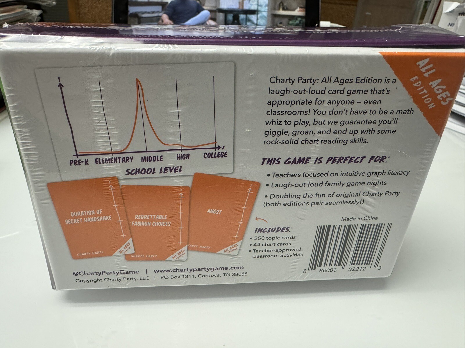 Charty Party The Game of Absurdly Funny Charts Adult Card Game Math NEW