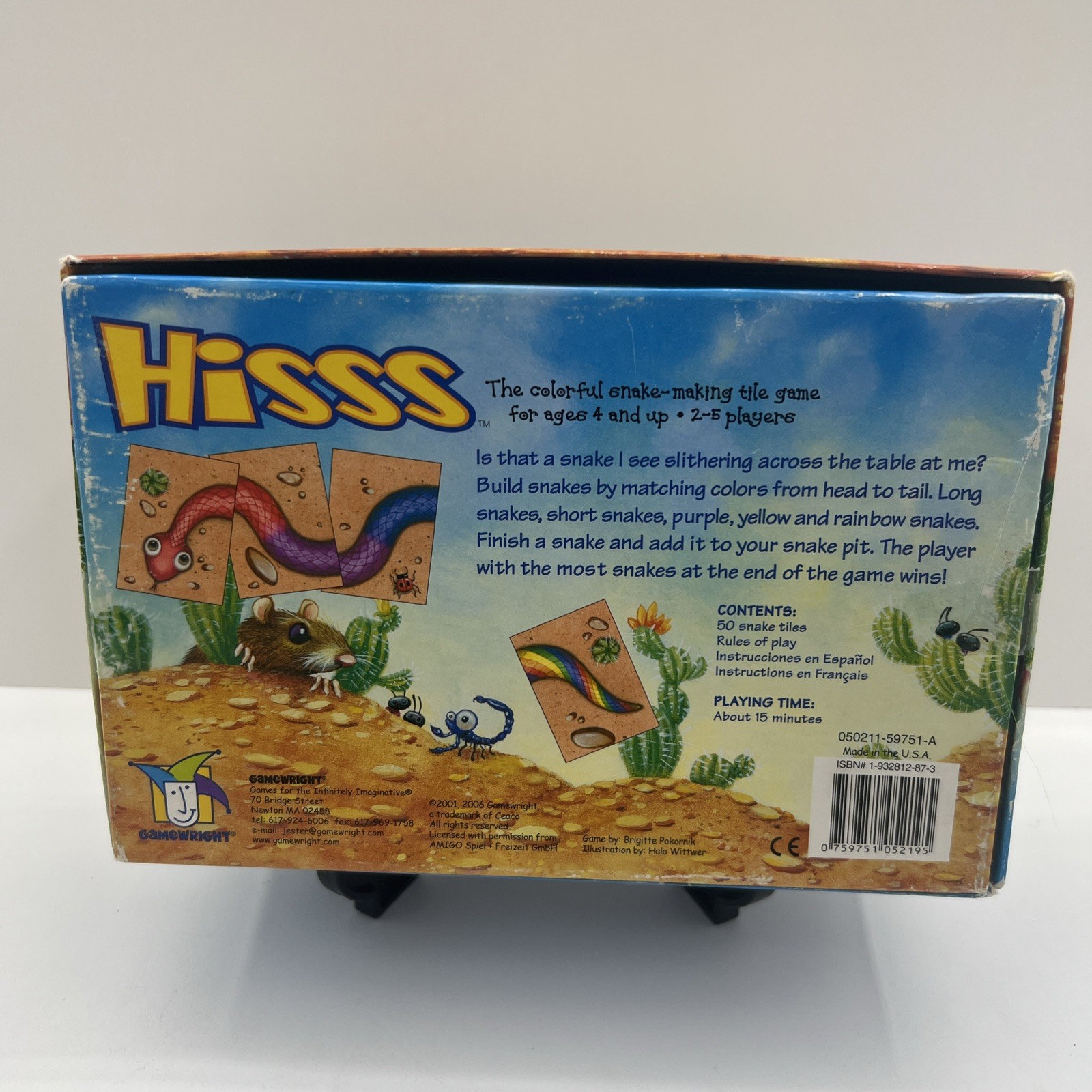 HISSS: The Colorful Snake Making Tile Matching Game – GAMEWRIGHT – 100% Complete