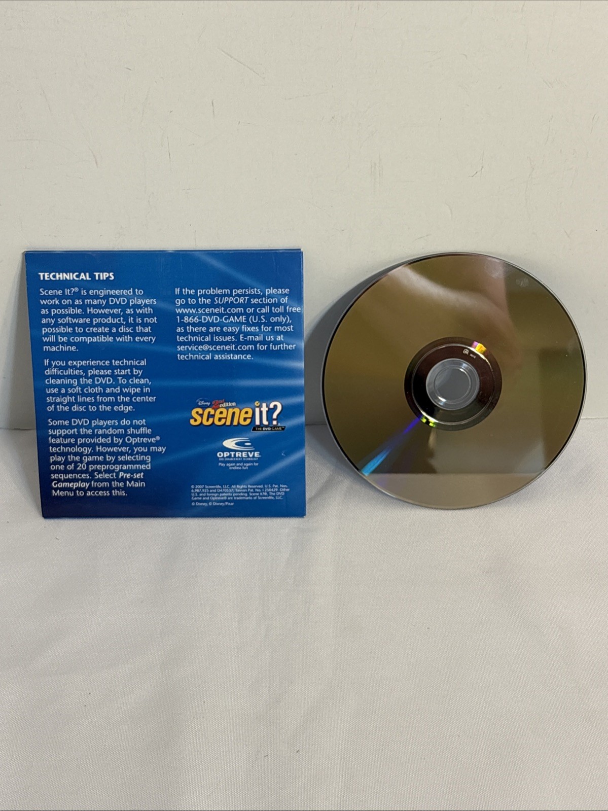 Scene it? Disney 2nd Edition DVD Game 100% COMPLETE! 2007 (Collector’s Tin) EUC
