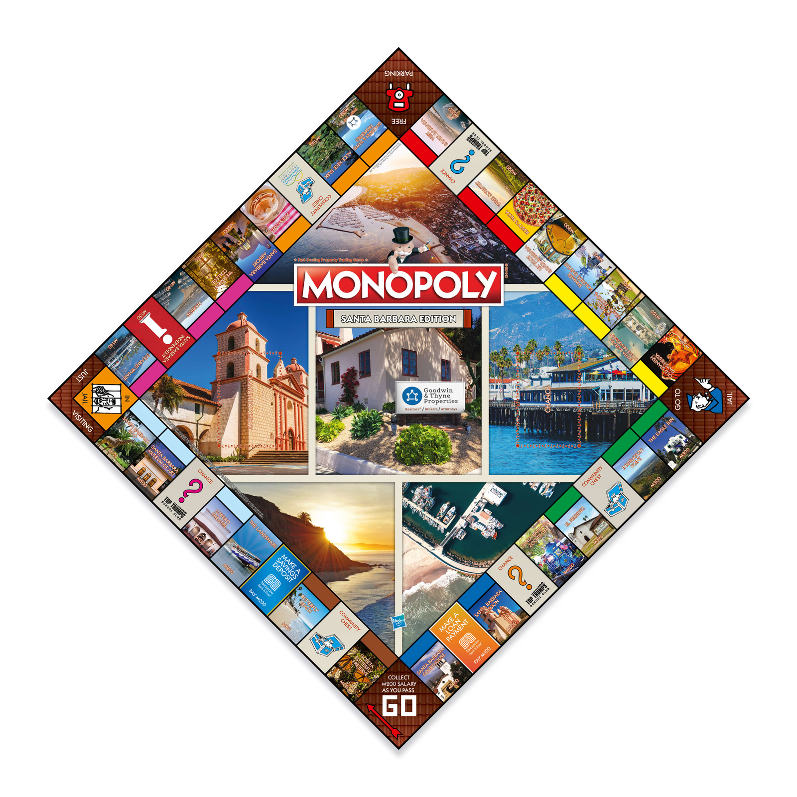 Santa Barbara Edition Monopoly Board Game – New & Sealed