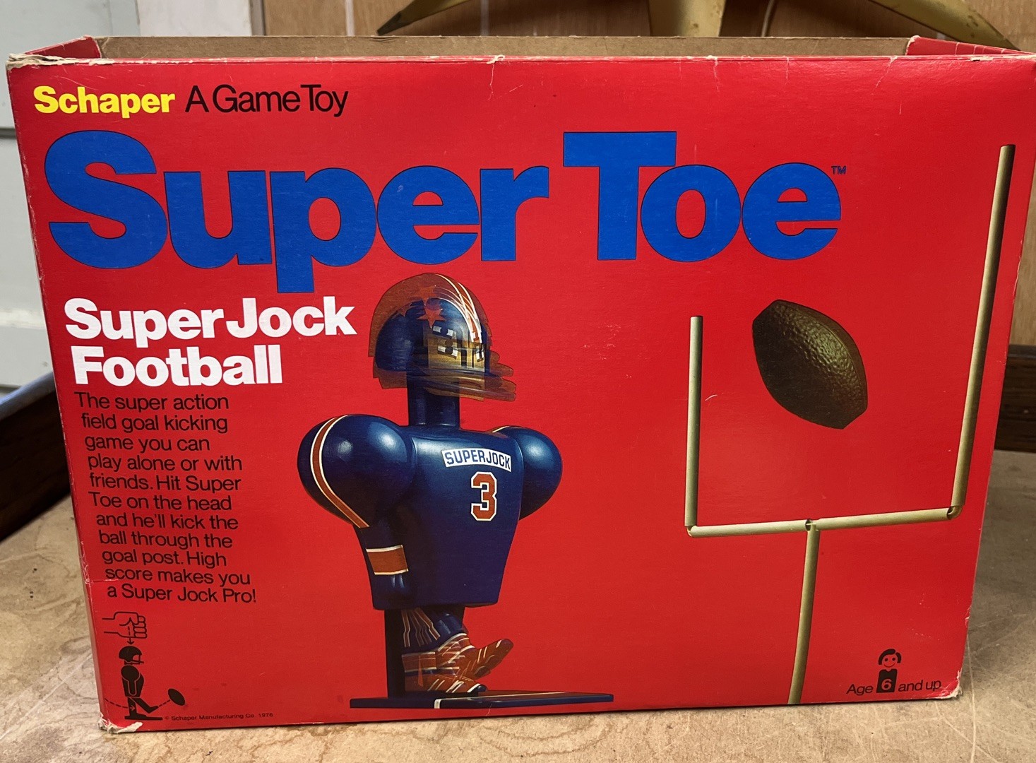 Vintage Schaper Super Toe Game
