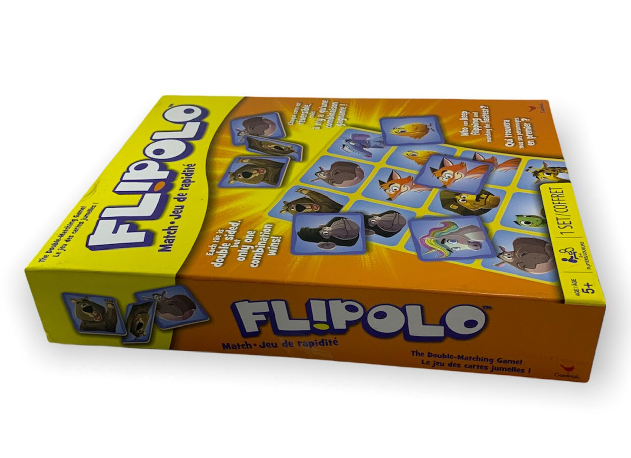Cardinal Flipolo Matching Game Board Game One Size Sealed NEW