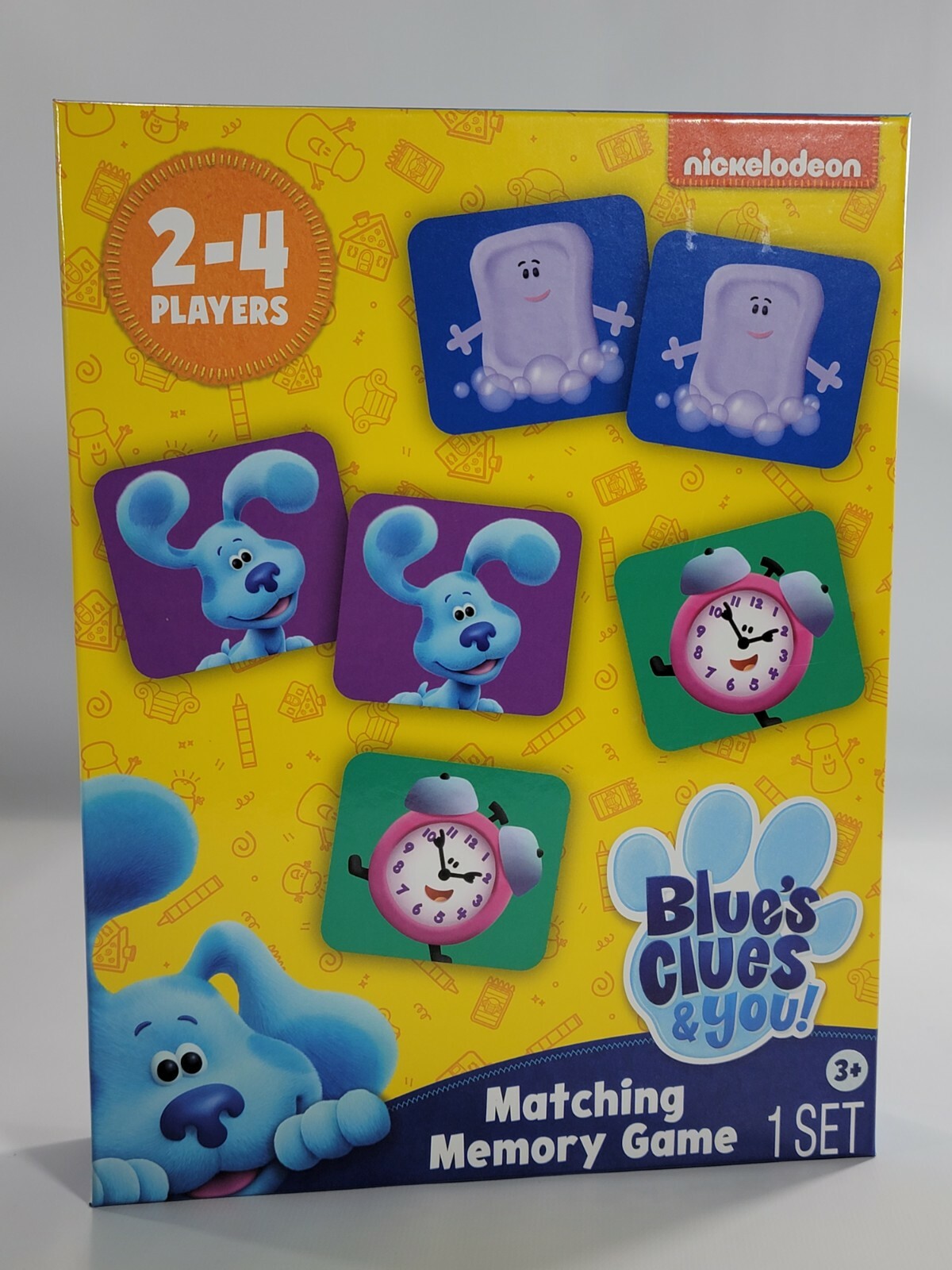 Blue’s Clues & You Nickelodeon 72 cards Memory Matching Card Game 2-4 Players