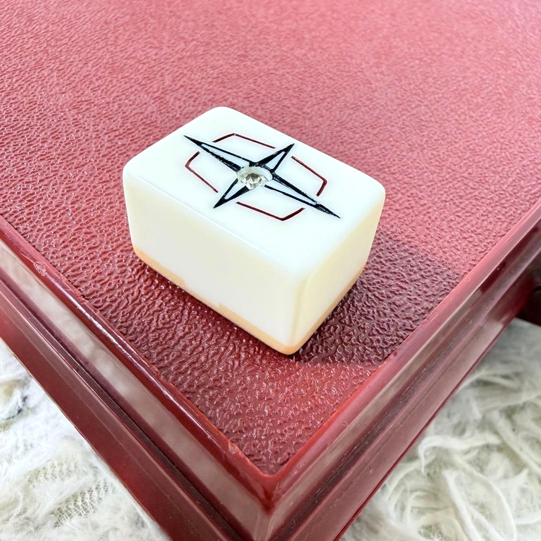 Nintendo Yakuman Diamond Mahjong Tile Set Heavy Tiles Vintage Complete Japan