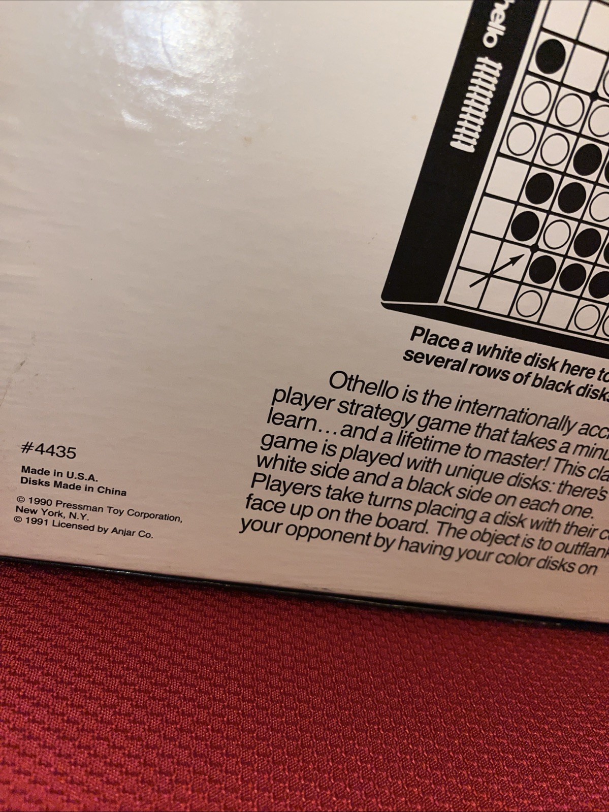Vintage 1990 Othello game Complete