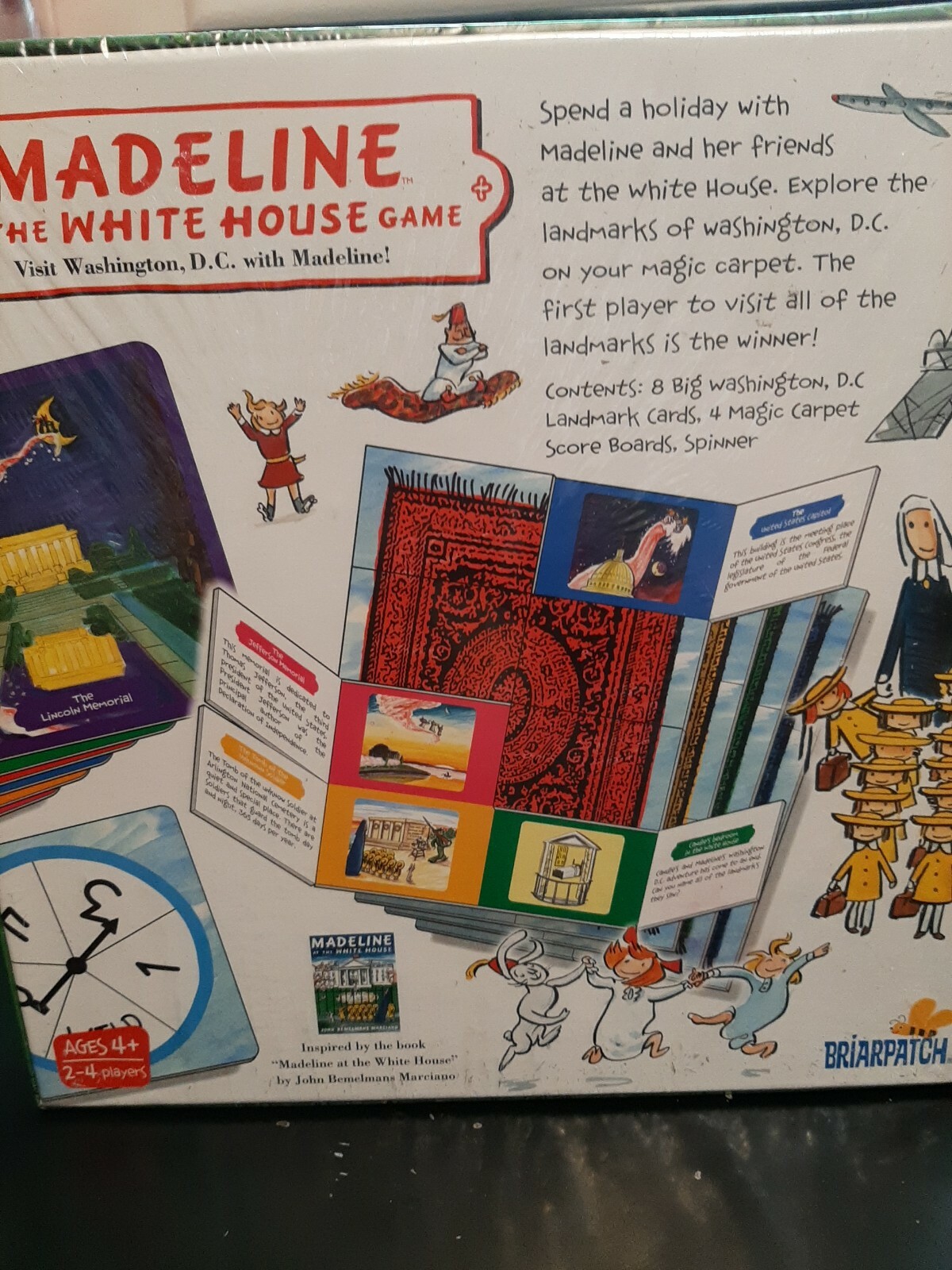 Madeline At The White House Board Game Washington D.C. NEW Sealed