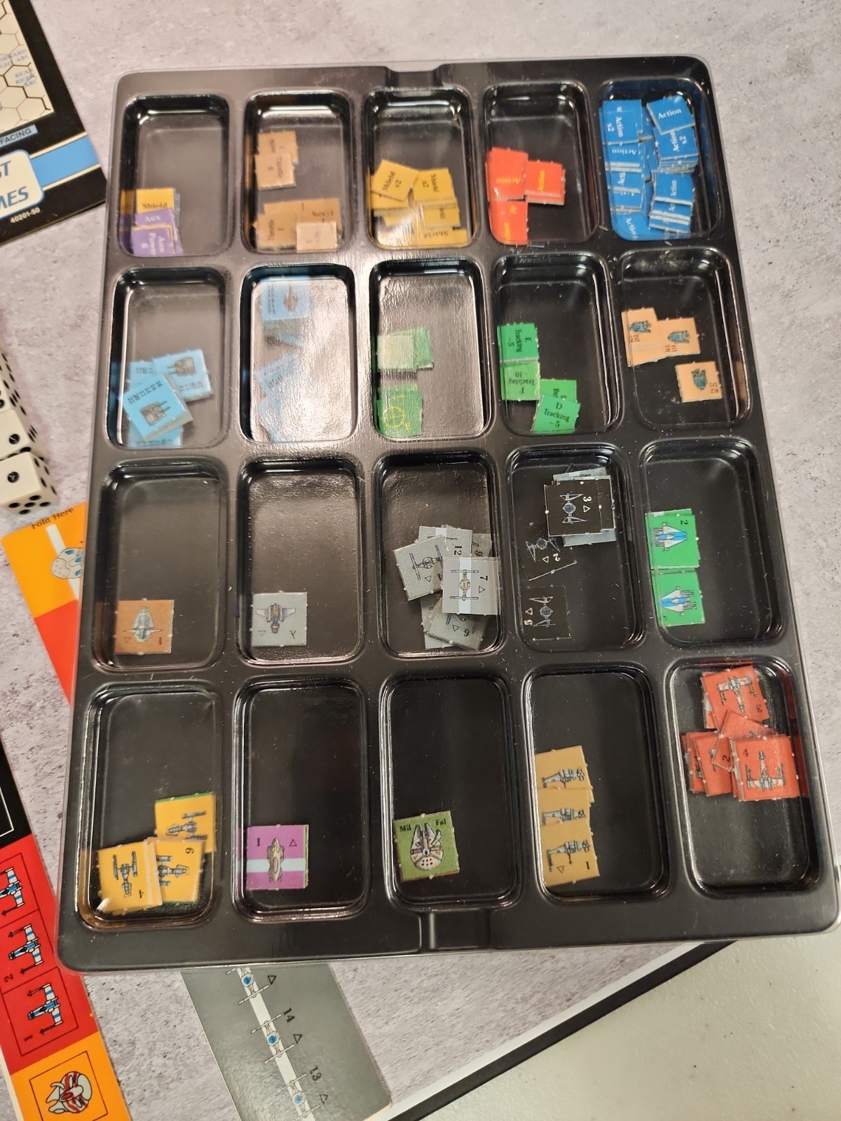 Vintage 1987 West End Games Star Wars Star Warriors Used Complete