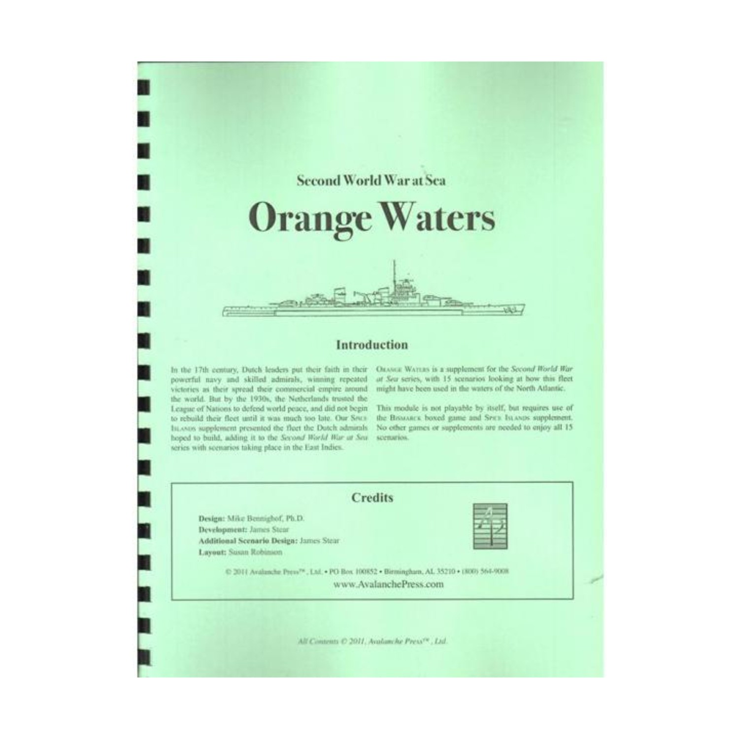 2nd World War at Sea Orange Waters EX