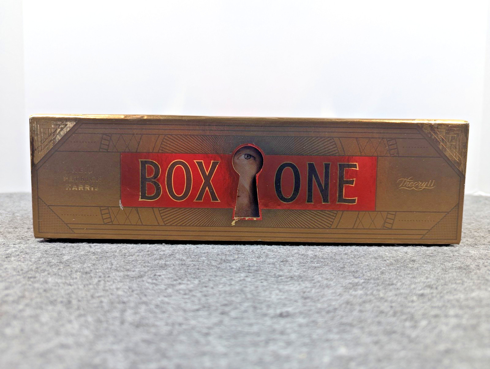 Box One Game by Neil Patrick Harris Escape Room Theory11 Puzzle Card Complete
