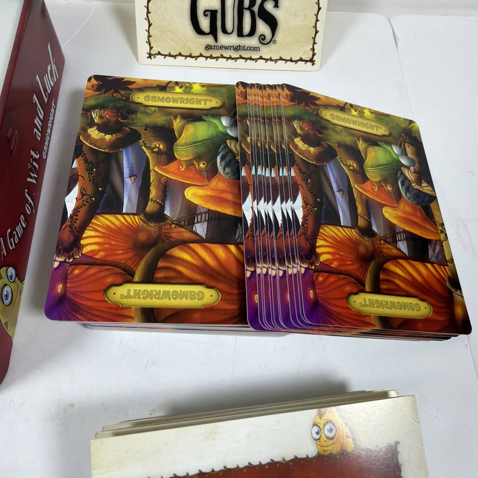 Gubs Card Game Wit and Luck Tin Gamewright Complete 2011 – 100% COMPLETE