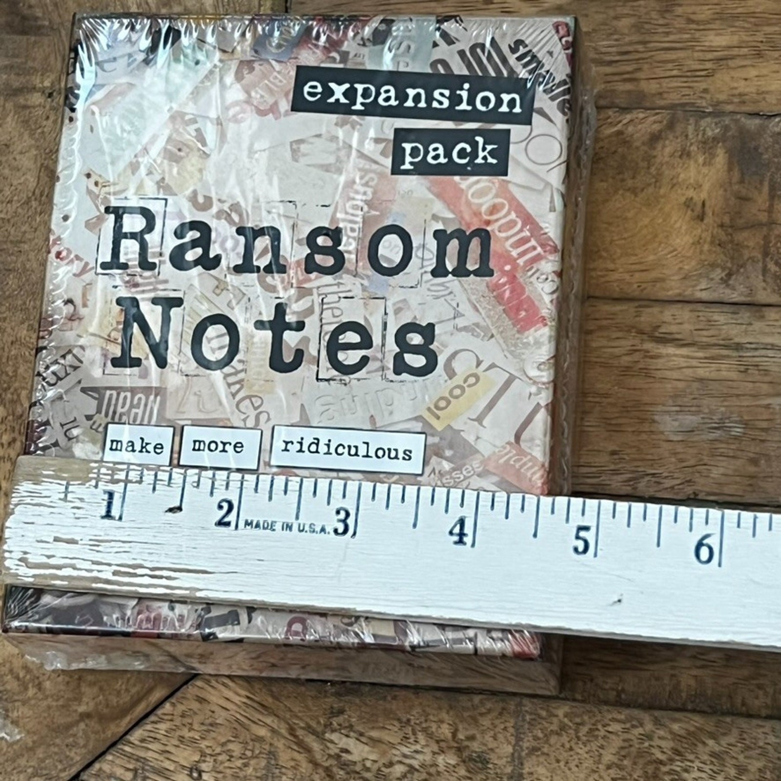 SEALED Ransom Notes The Ridiculous Word Magnet Party Game Expansion Pack