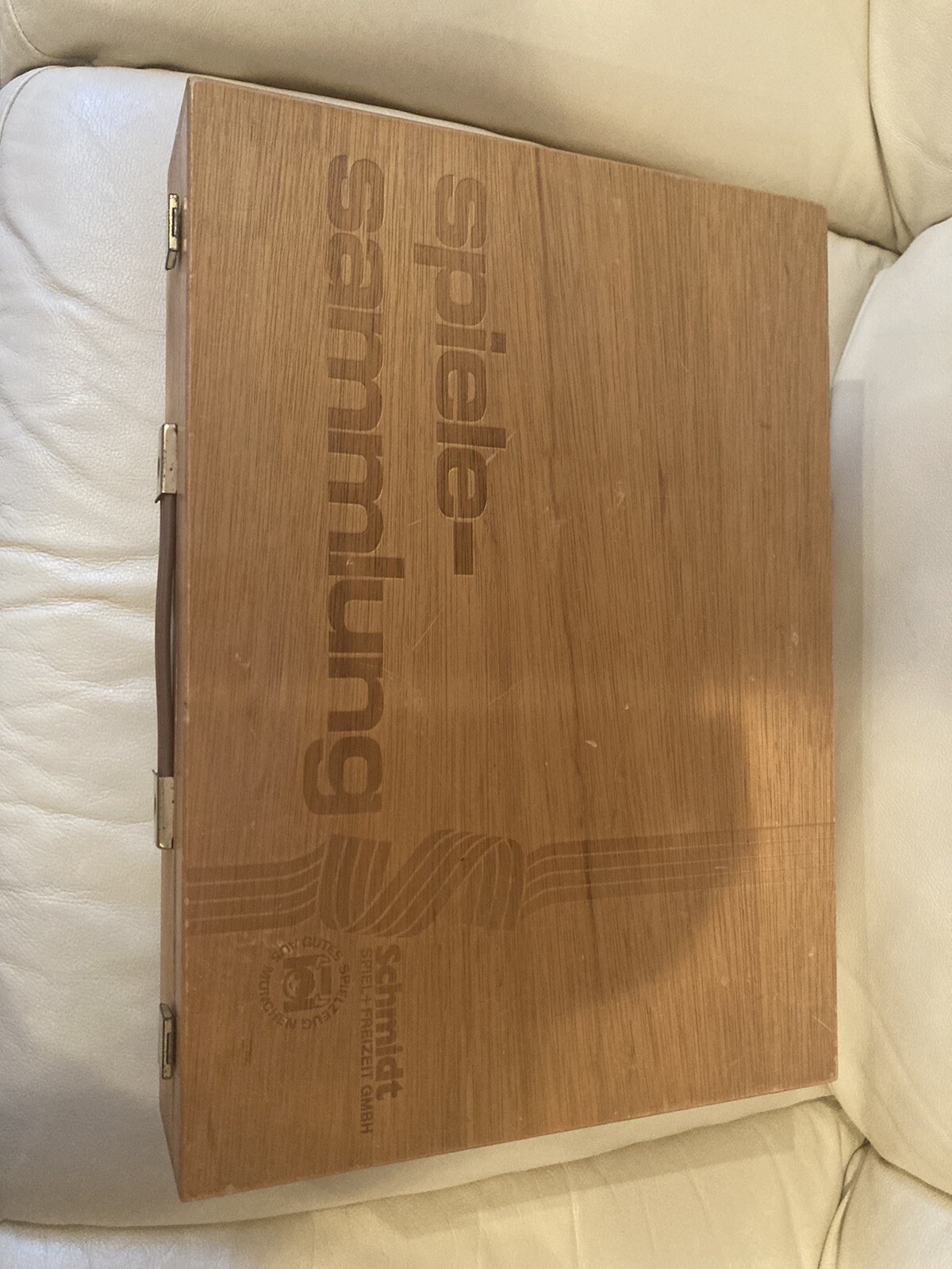 Vintage Schmidt Spiele-Sammlumg Gaming Set In Beautiful Wood Case – RARE!