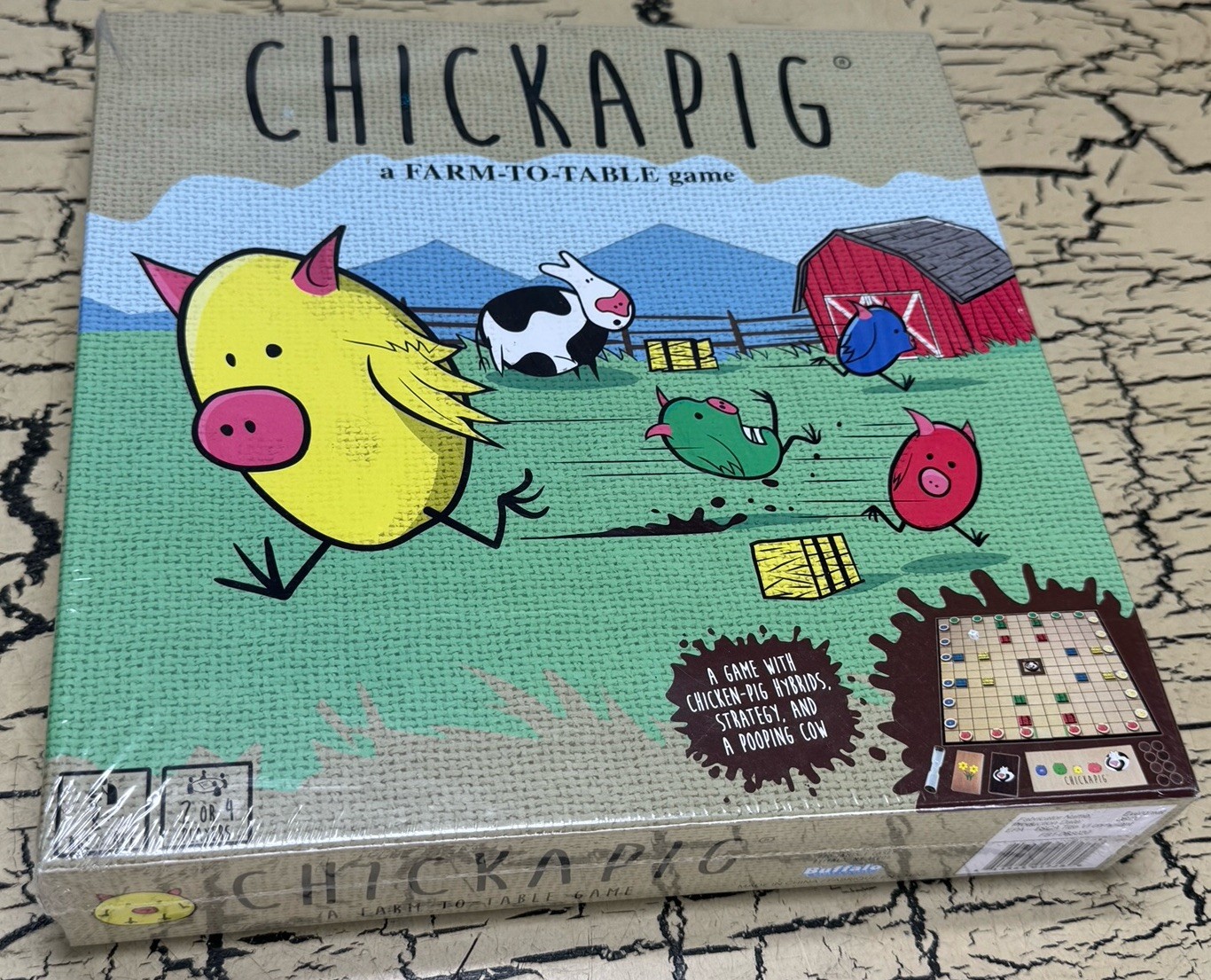 Buffalo Games Chickapig A Farm to Table Game Brand New Still Sealed Chick A Pig