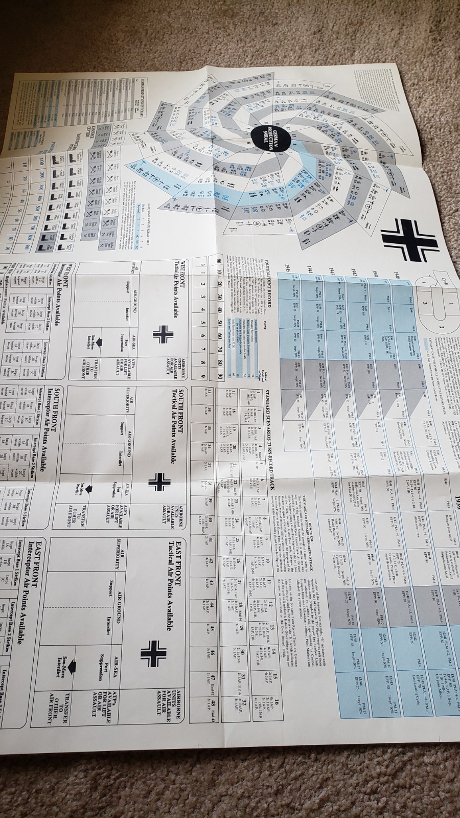 War in the West SPI VINTAGE GAME 1976 LOOK AT EVERYTHING!