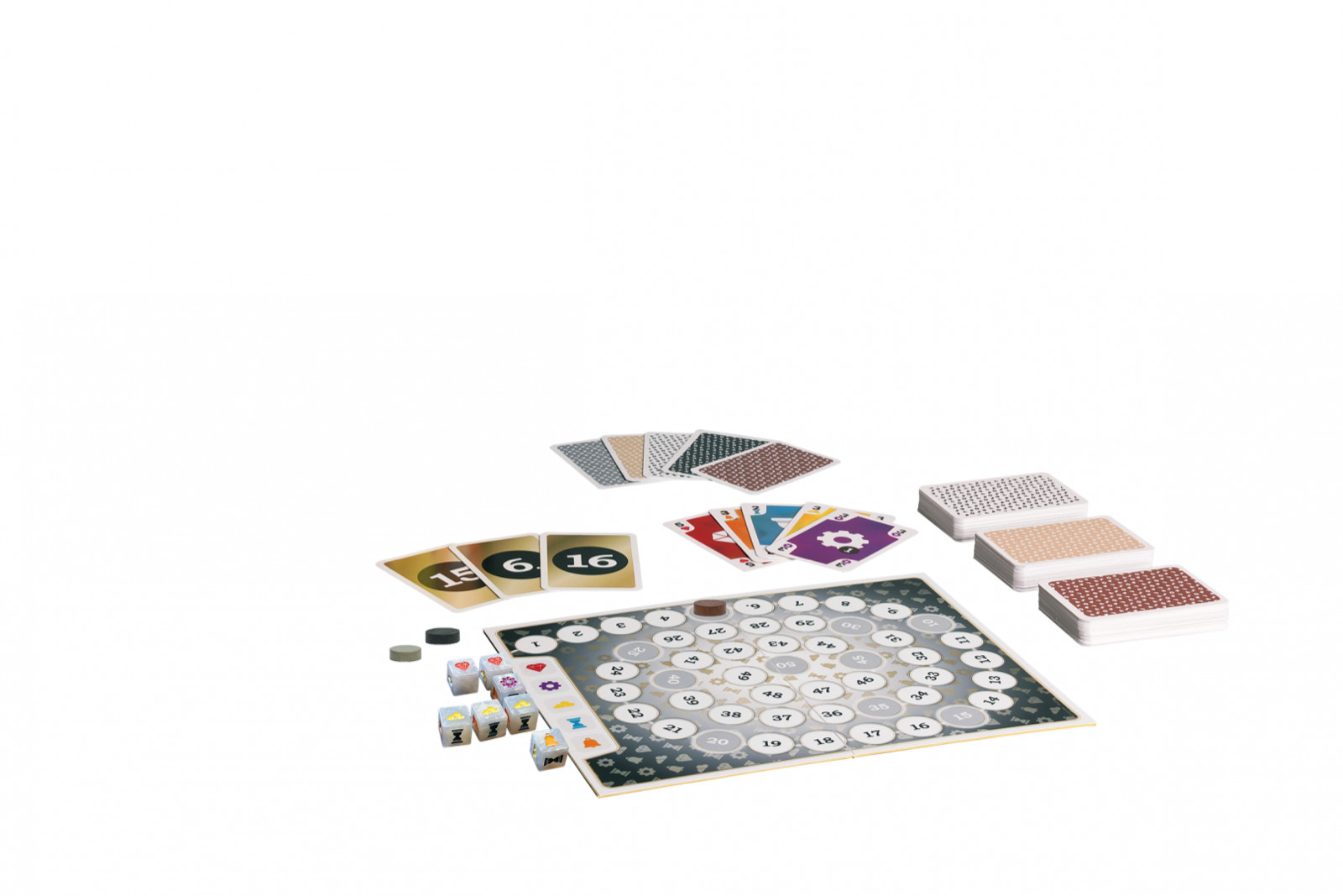 Raise Piatnik Family Game Board Game Party Game Card Game Dice Game Luck