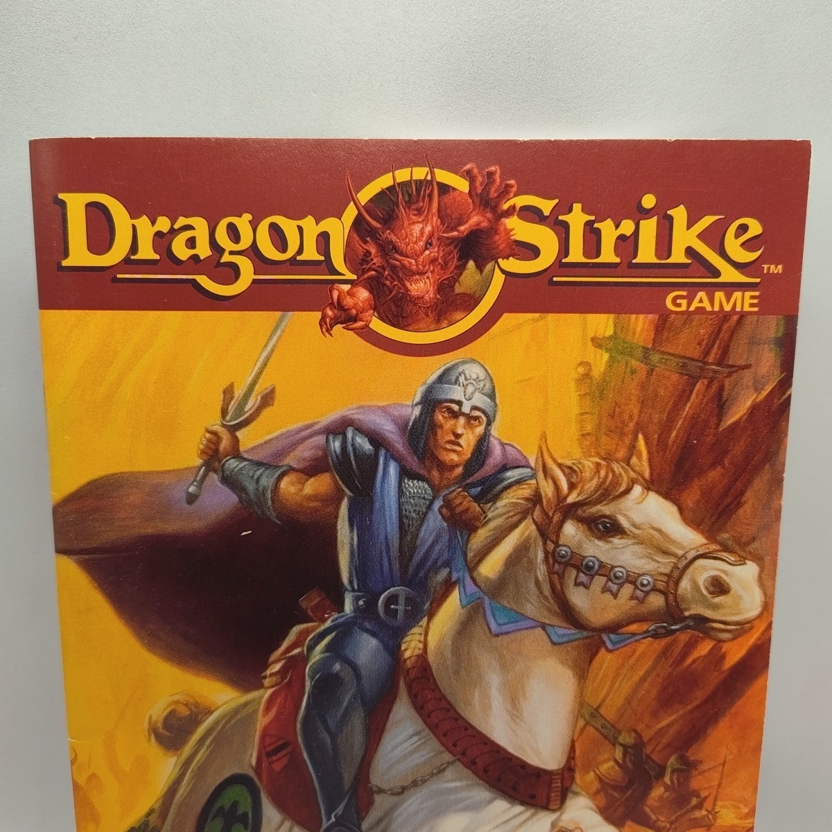 1993 Dragon Strike Board Game Replacement Instruction Manual Booklet Part Only