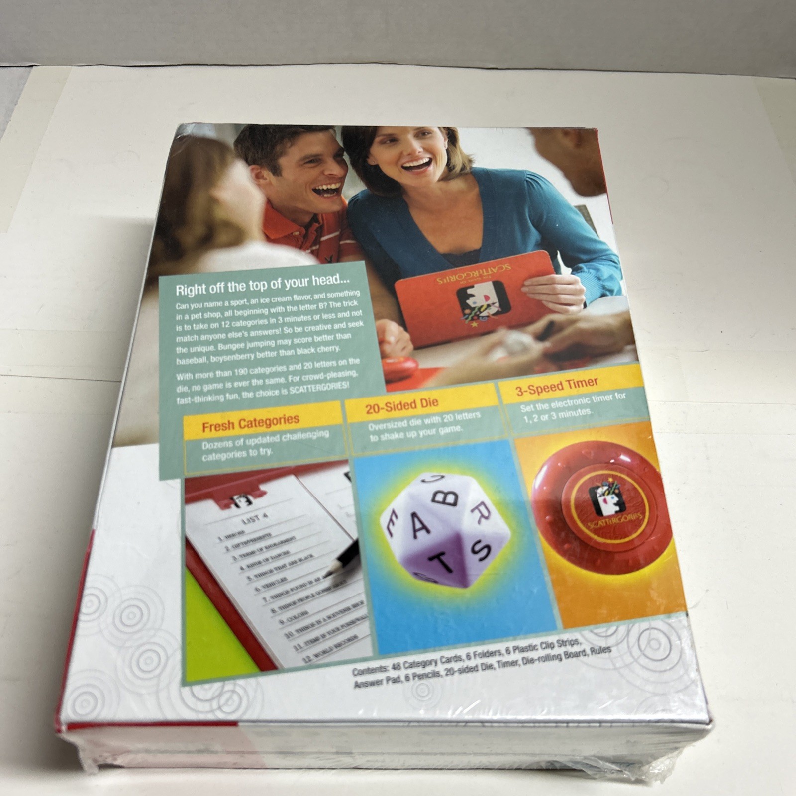 THE GAME OF SCATTERGORIES 2009 Parker Brothers Brand New Sealed Hasbro
