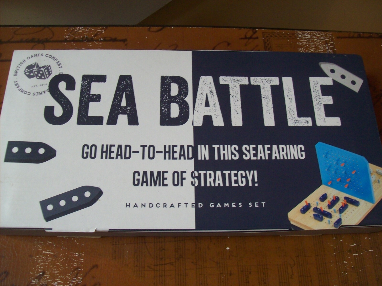 Sea Battle Board Game From British Games Company NEW FACTORY SEALED