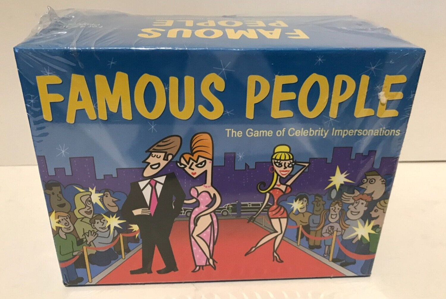 Famous People Game of Celebrity Impersonations 4-16 Players Party Game Ages 8+