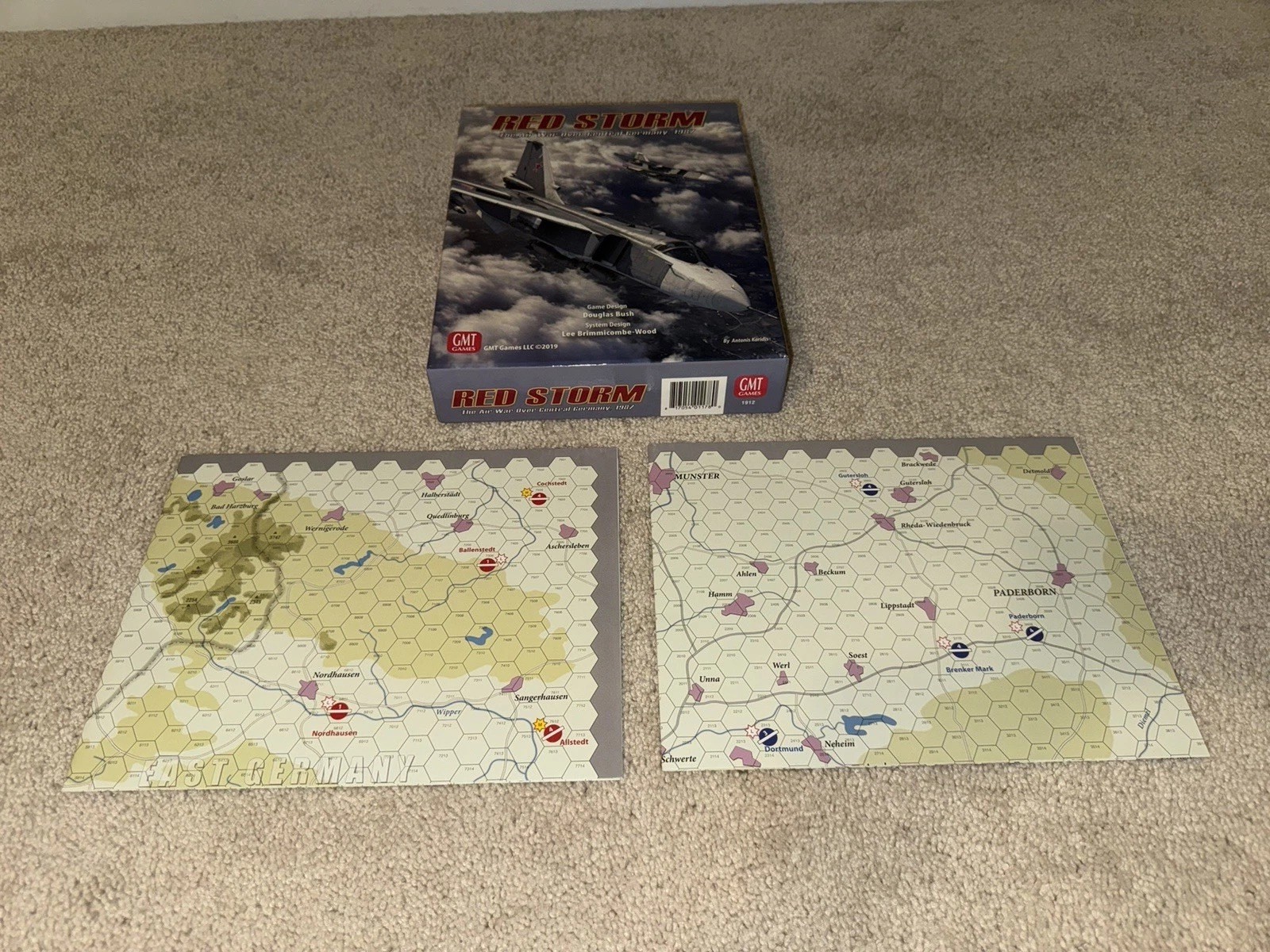 Red Storm | GMT Games | 2019 | 95% UNPUNCHED + EXTRA COUNTERS!