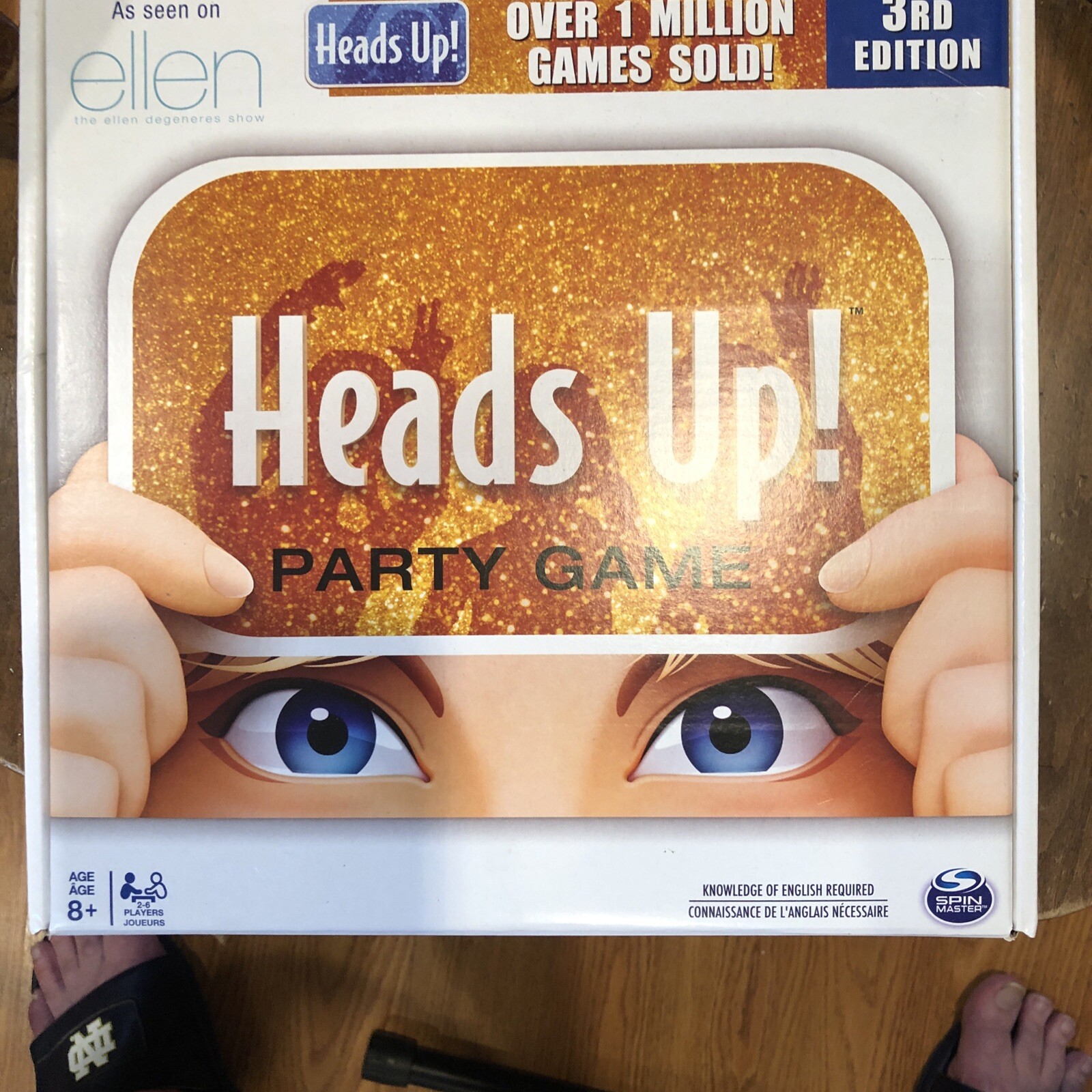 New Heads Up! Party Game 3rd Edition As Seen on the Ellen Degeneres Show Sealed