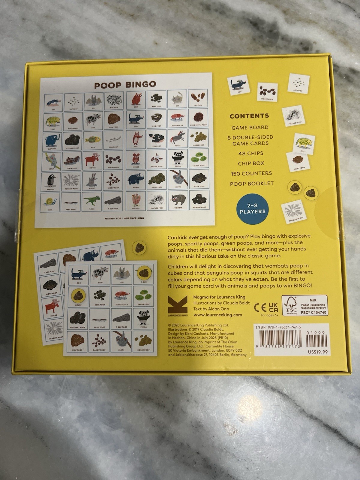Poop Bingo Game
