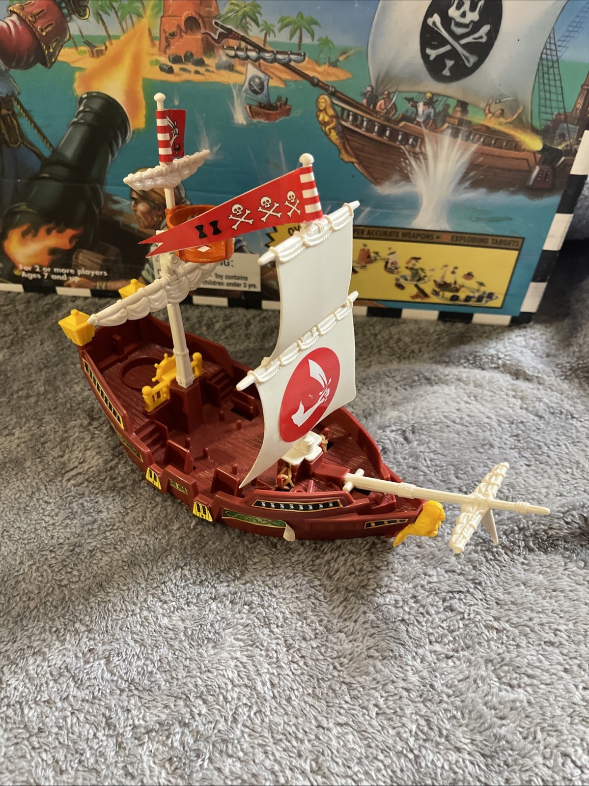 1995 Pressman Weapons and Warriors Pirate Battle Game, Near Complete