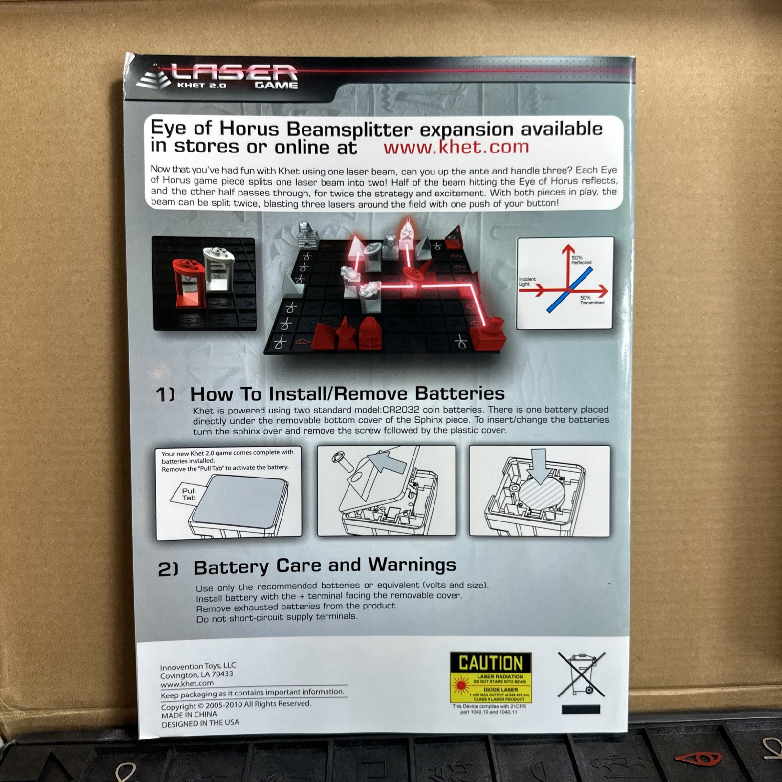 Laser Game Khet 2.0 Board Game Mensa Select Winner