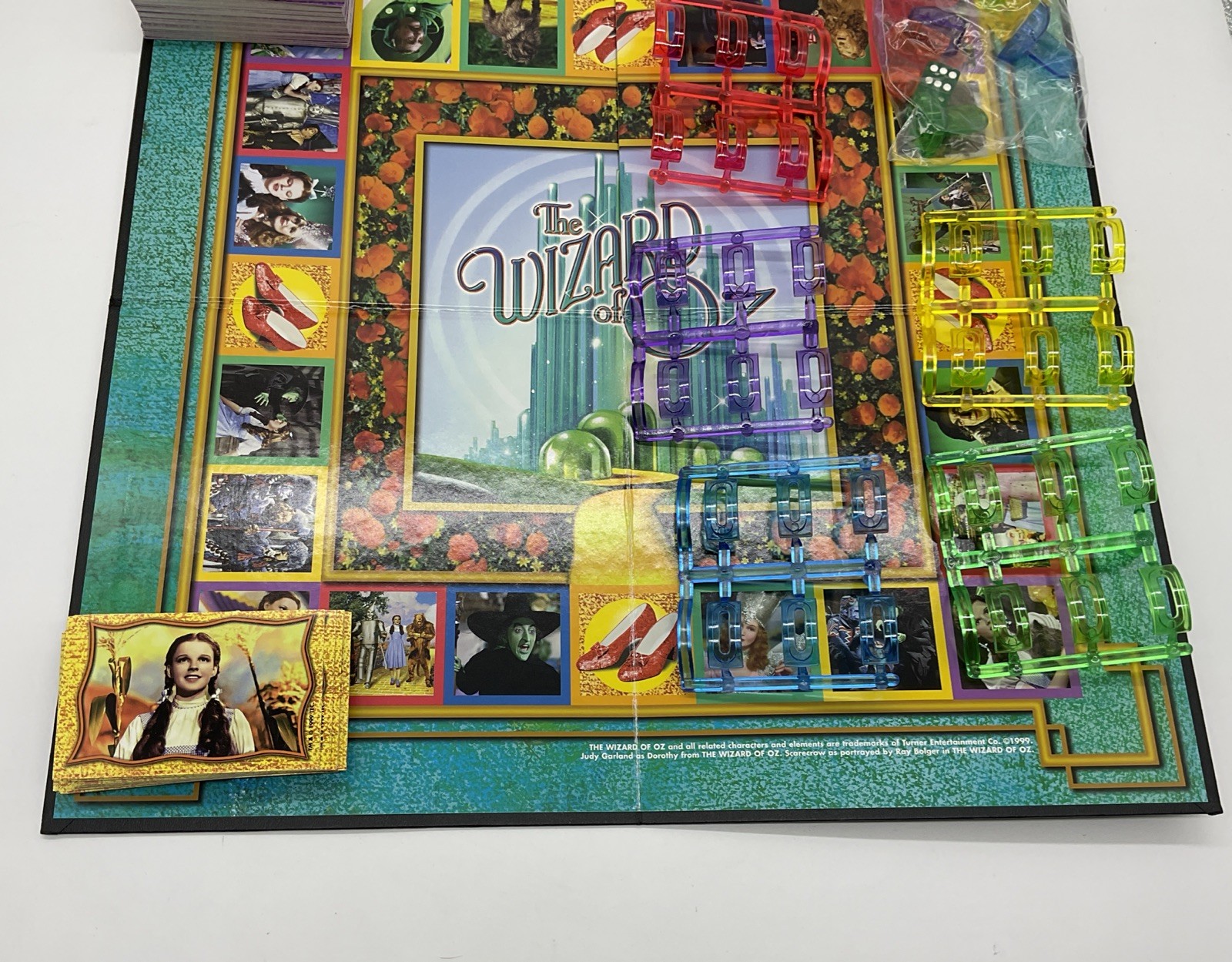1999 Pressman Wizard of Oz Trivia Game Collectible Tin – Open Box Sealed Pieces