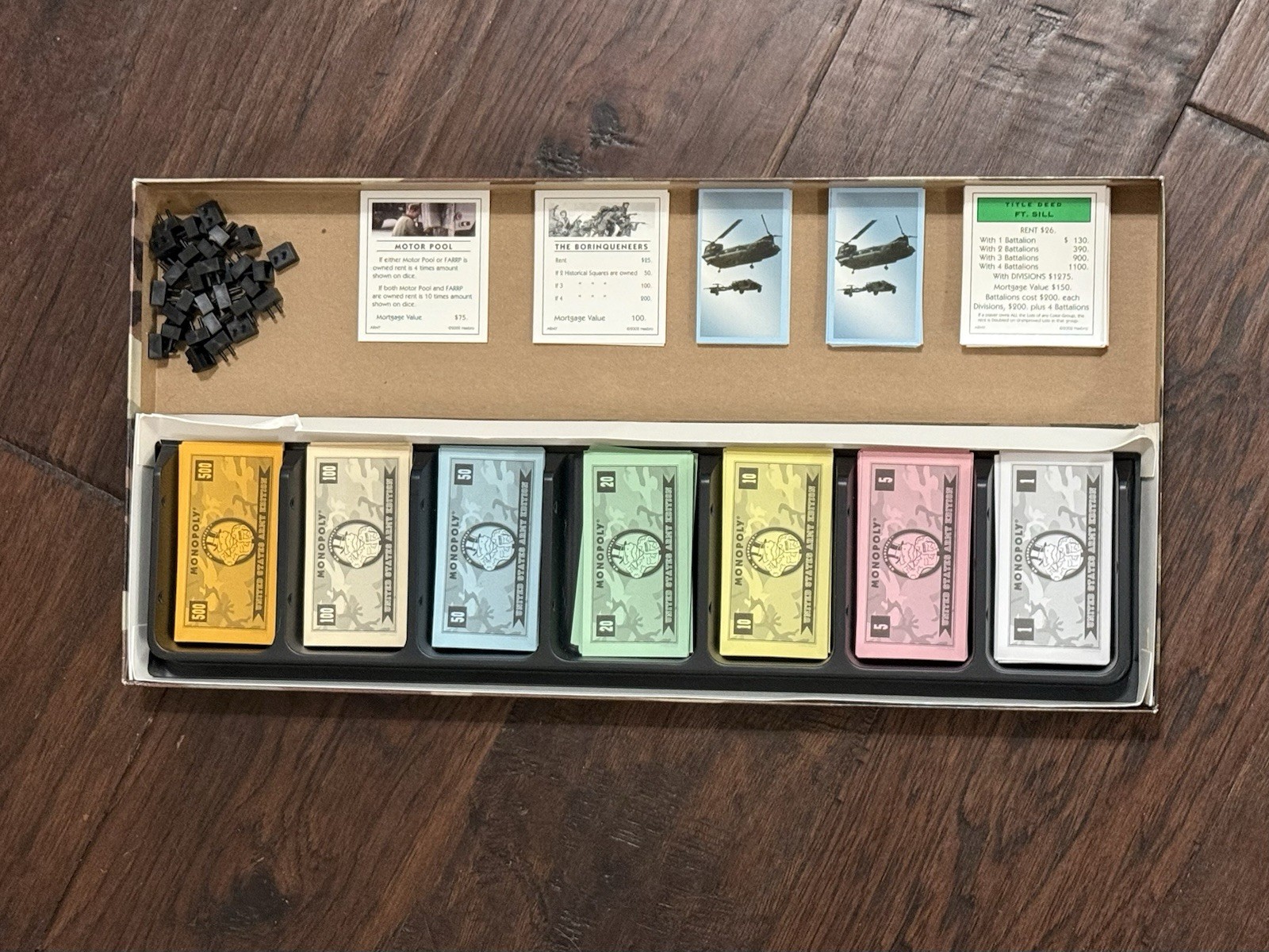 MONOPOLY Board Game US United States Army Edition Parker Bros 2002 COMPLETE