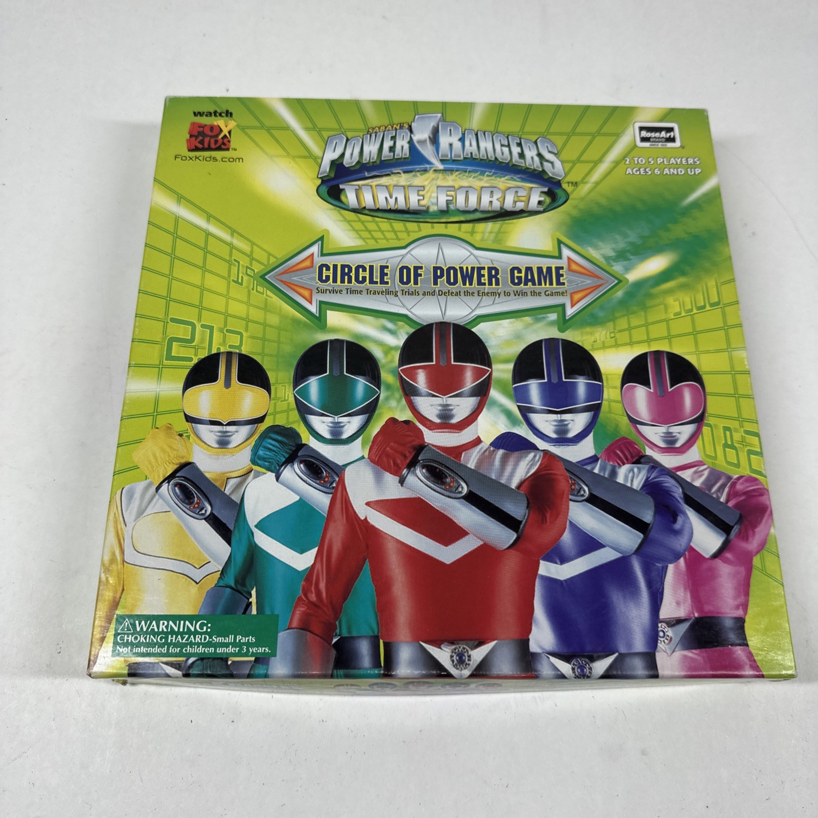 Power Rangers Board Game 2001 Missing 1 Pink Disk