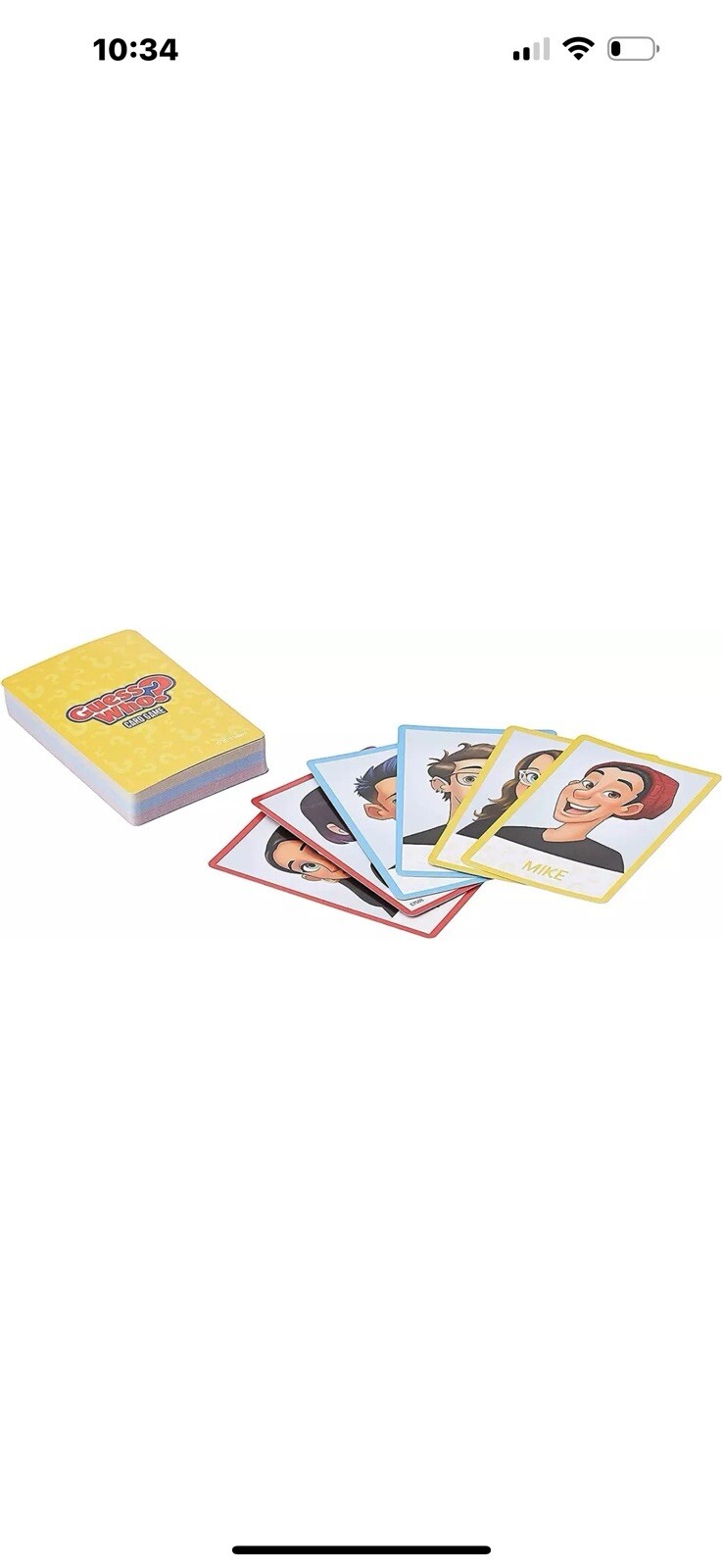 Guess Who? Card Game for Kids Ages 5 and Up, 2 Player Guessing Game